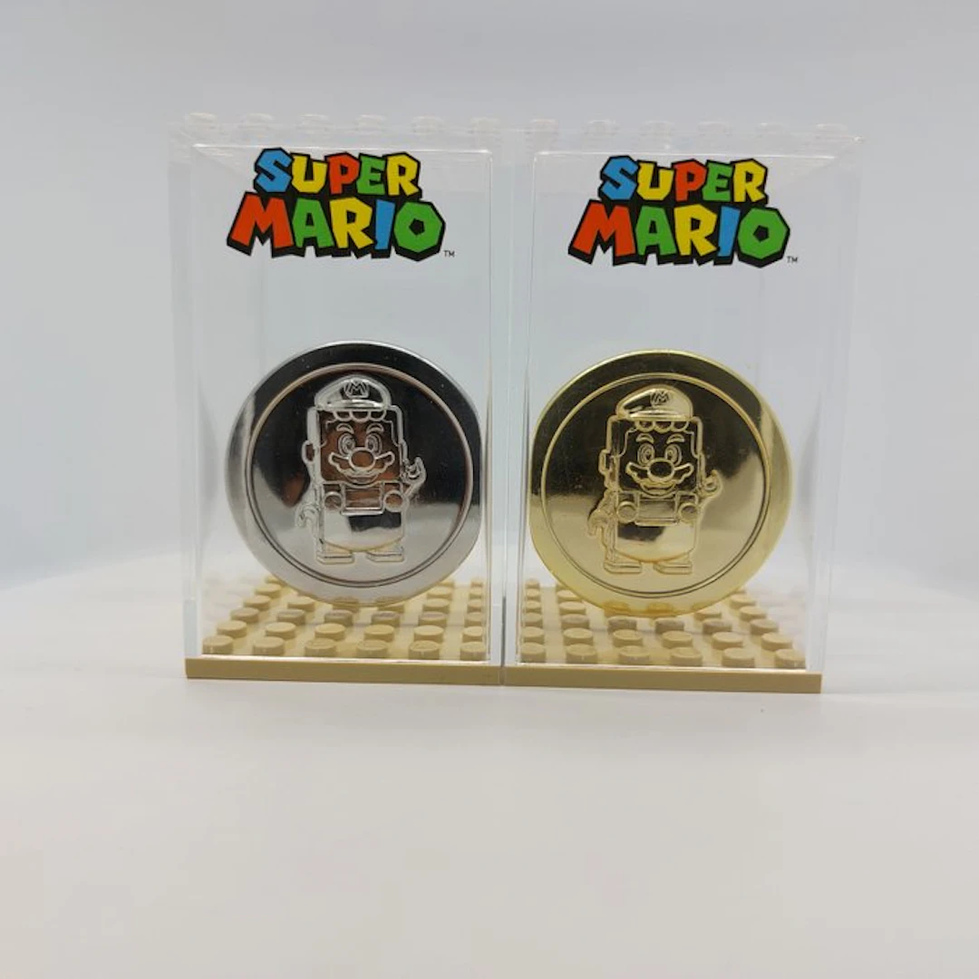 LEGO Minifigure - Super Mario - **LEGO Super Mario Silver coin & Gold coin*