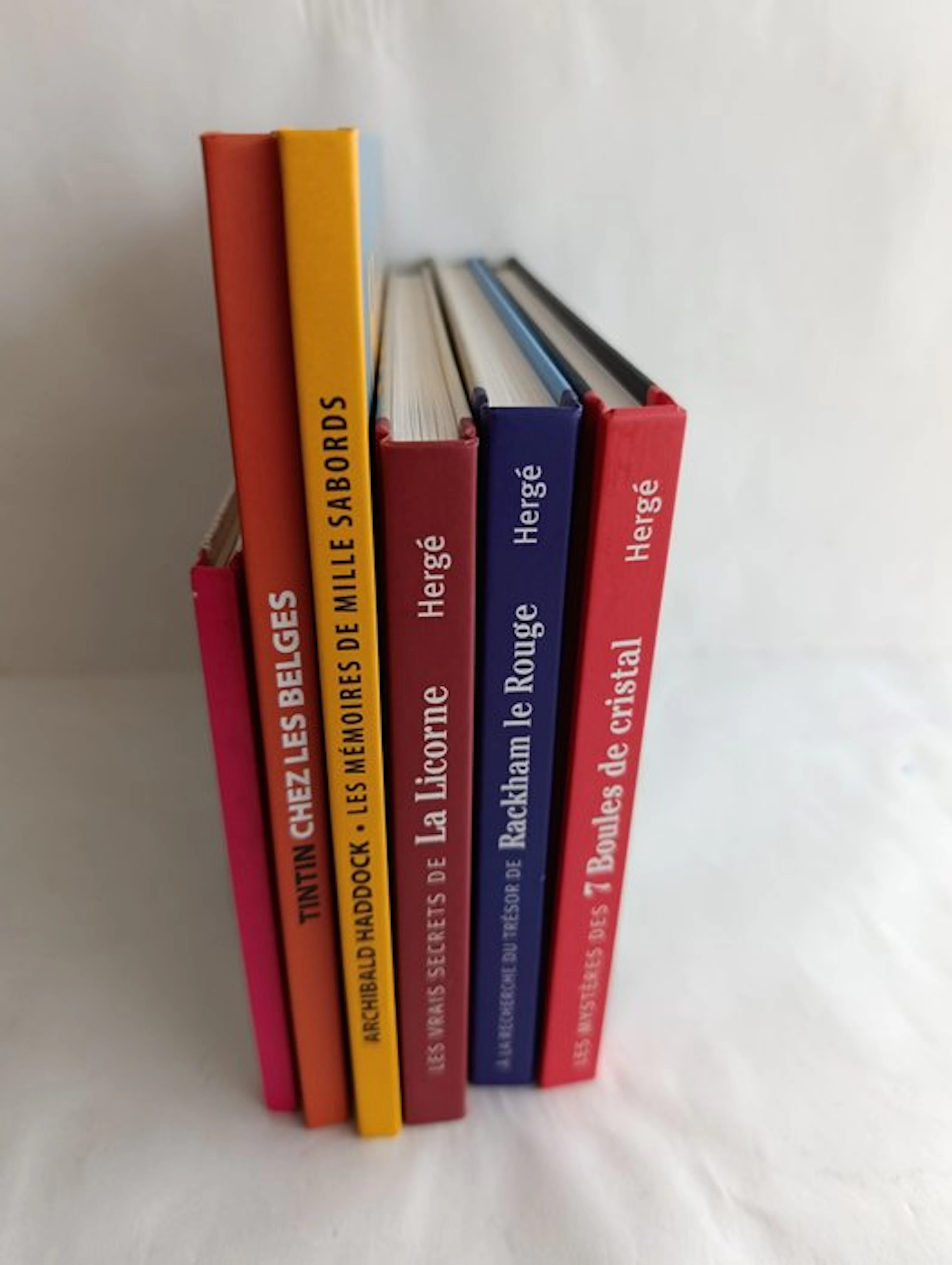 Tintin - set of 6 books - Moulinsart