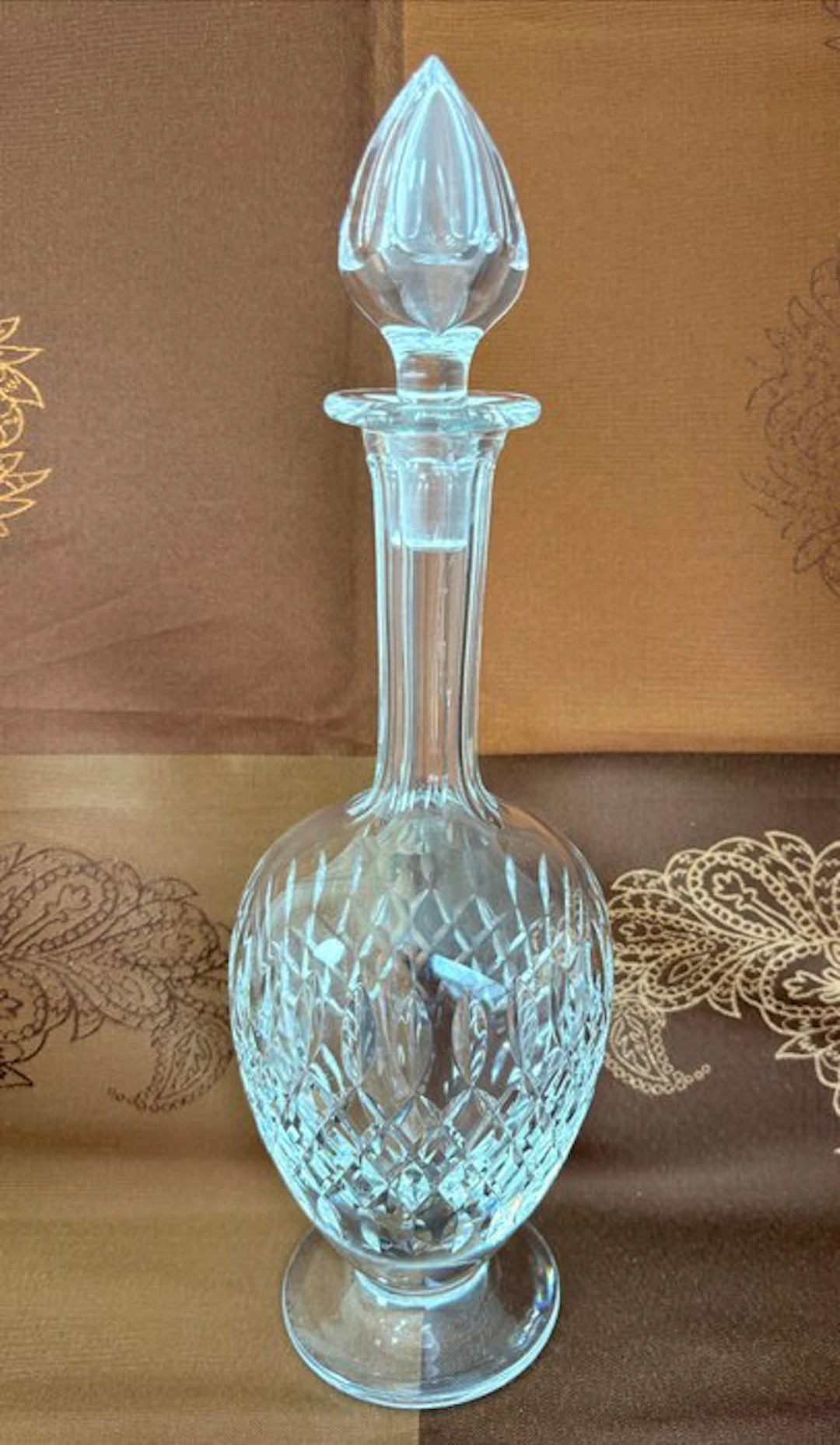 St. Louis - Decanter - Carafe with stopper - Crystal - Carafe "Tommy slijpsel"