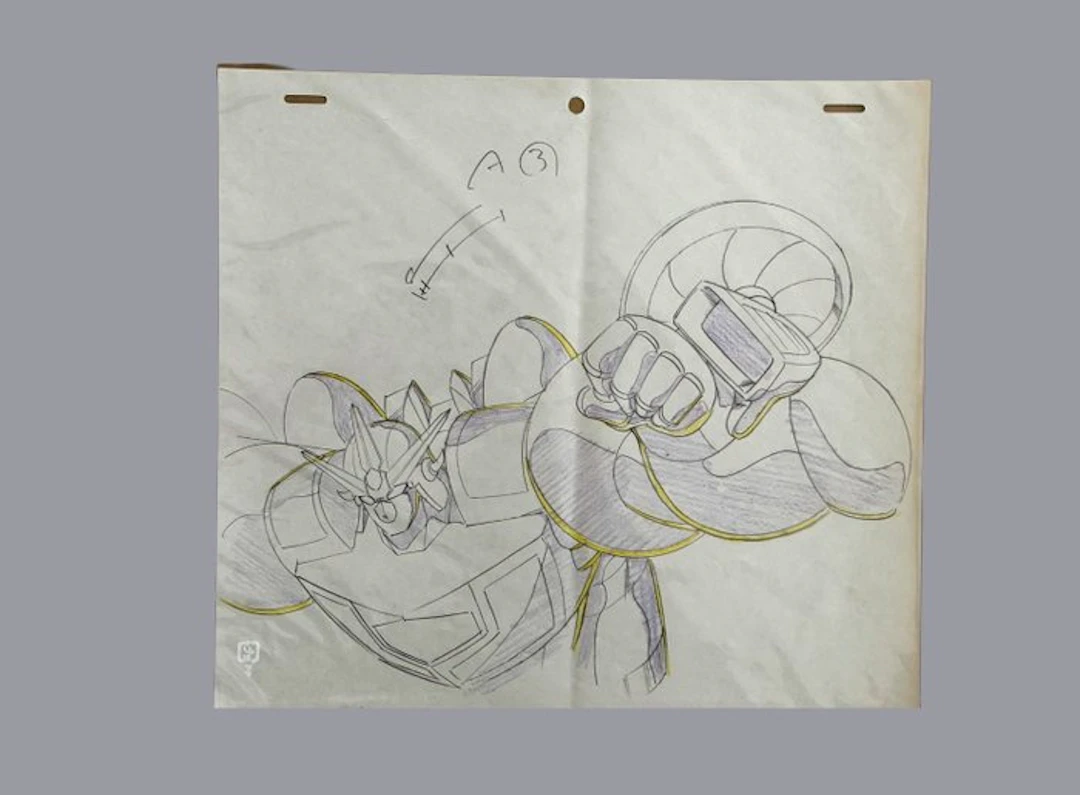 Toei Animation - 1 Original preliminary drawing - Getter Robo Go