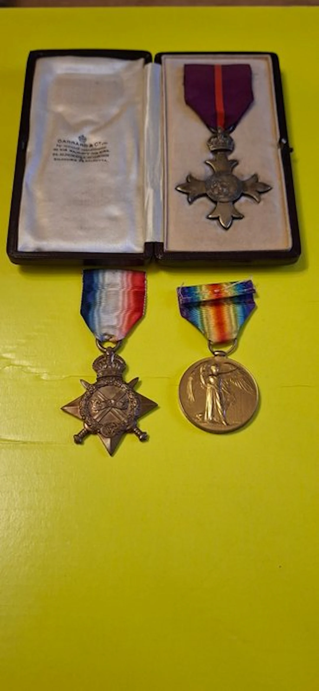 United Kingdom - Navy - Military medal - World War I medals and Military O.B.E.