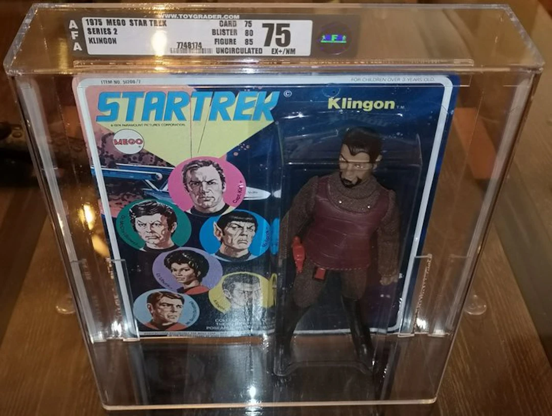 Mego - Action figure Klingon Star Trek Graded AFA 75 - 1970-1980 - U.S.