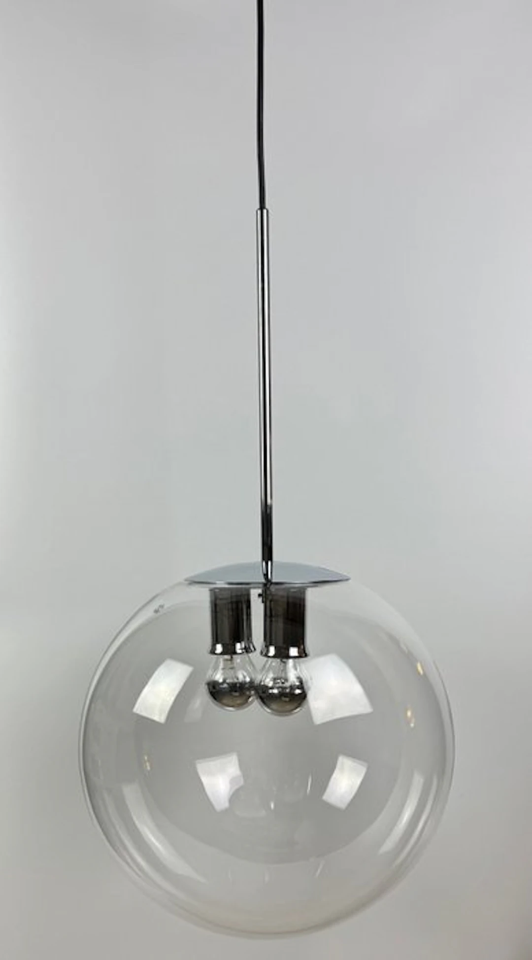 Peill & Putzler - Lamp - Glass, Chrome plated - Mid Century