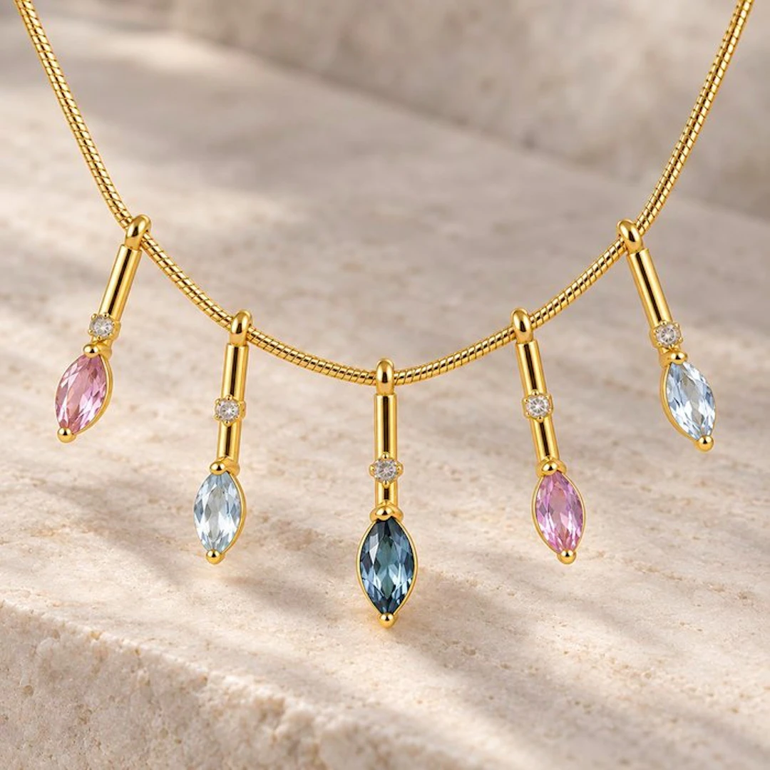 No reserve price - Necklace Silver - Mixed - Certified