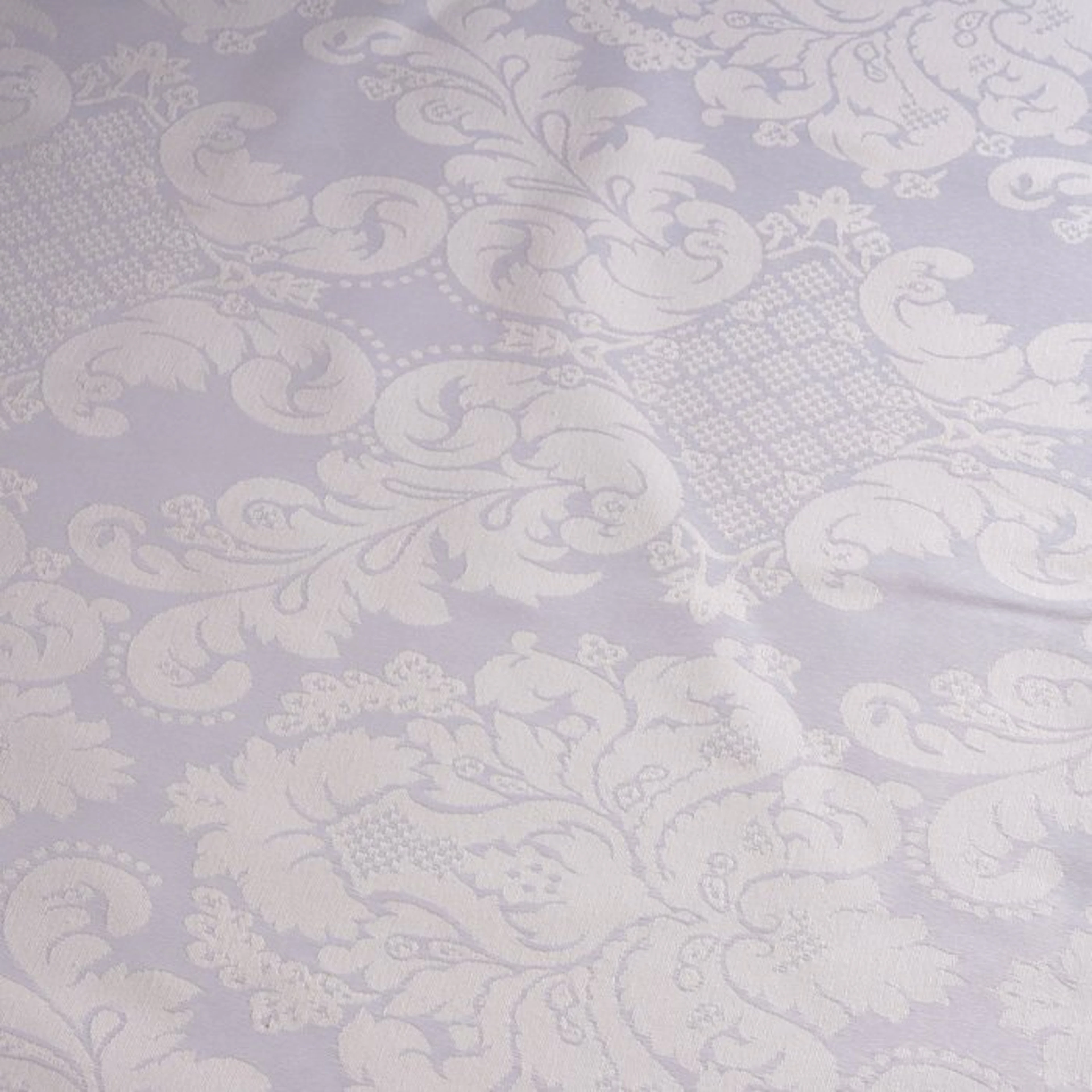 White damask upholstery fabric – exclusive to GCFabrics –...
