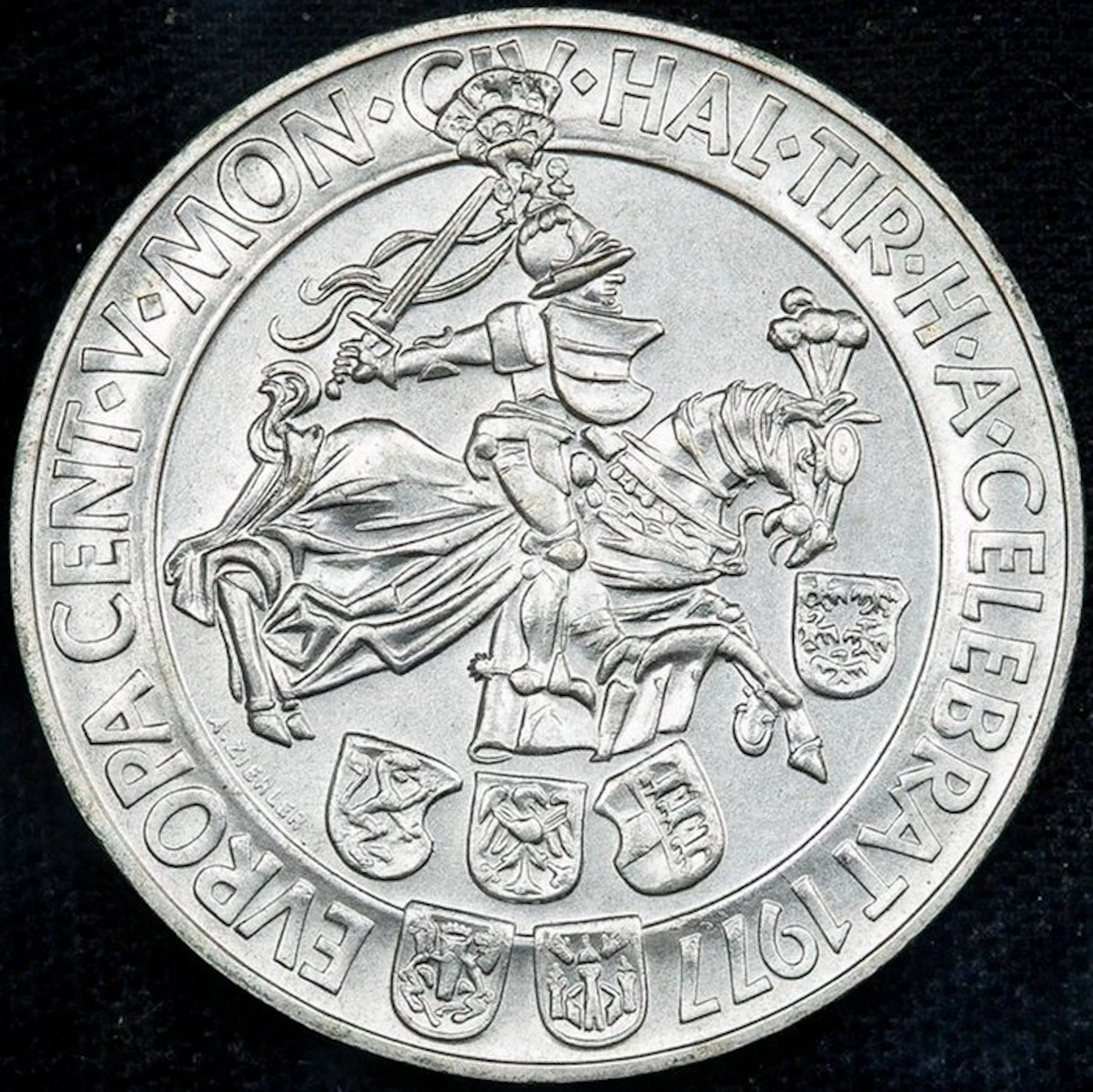 Austria. 100 Schilling 1977 (Münzstätte Hall) (No reserve price)
