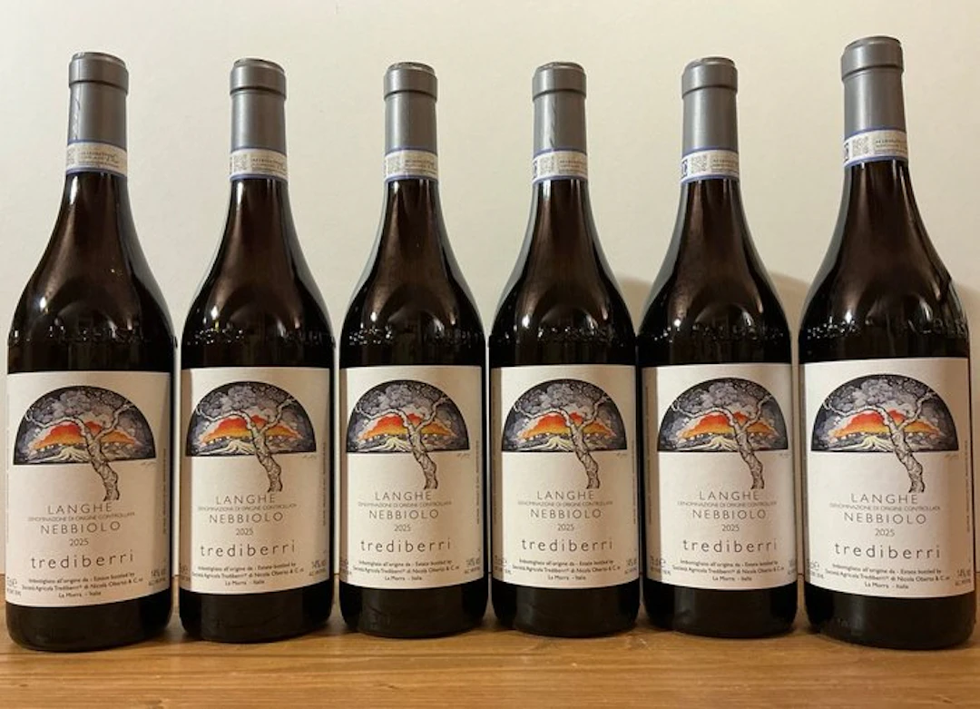 2025 Trediberri Nebbiolo - Piedmont - 6 Bottles (0.75L)