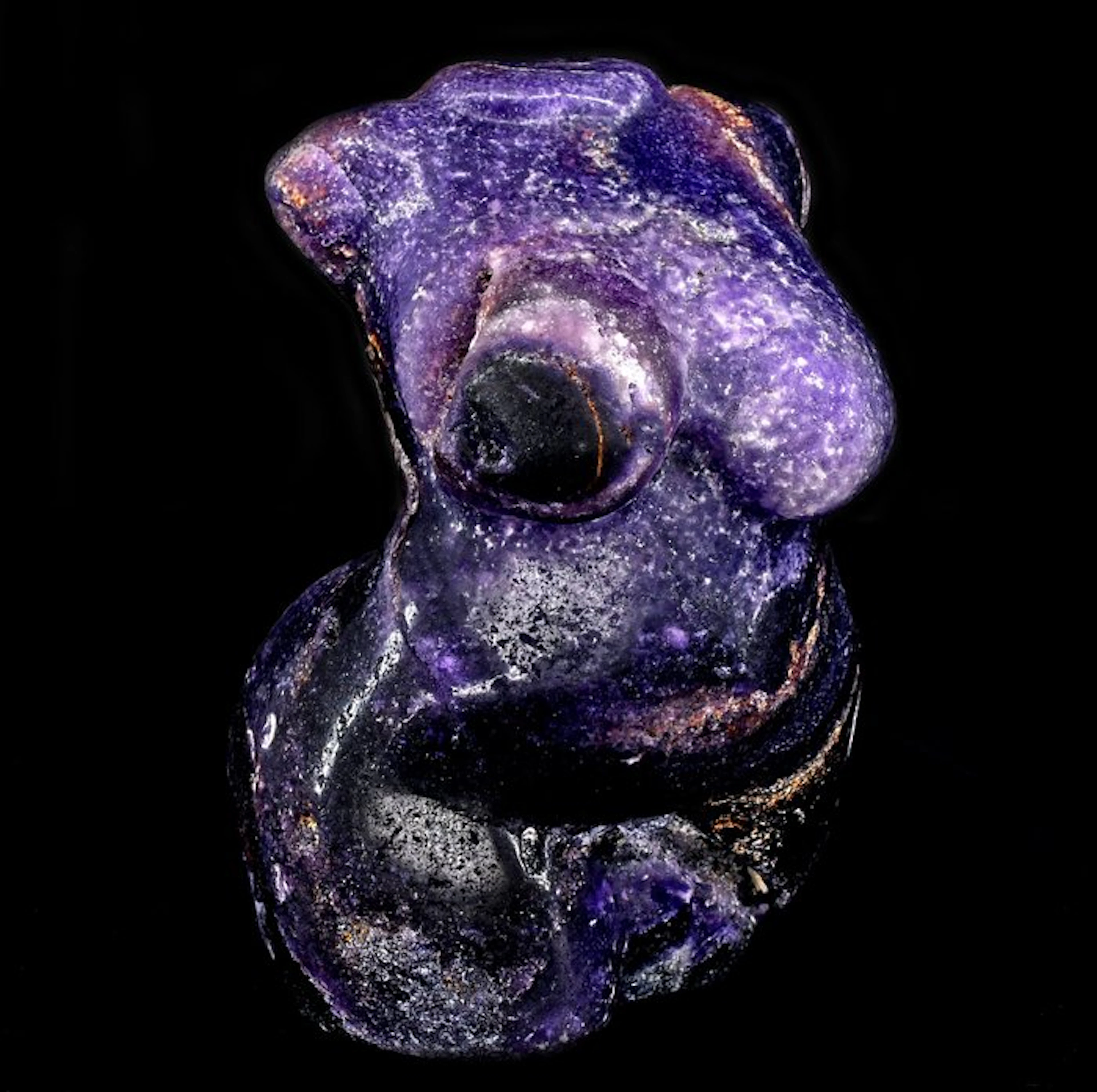 High quality silky Fluorite woman's body - Height: 10.9...