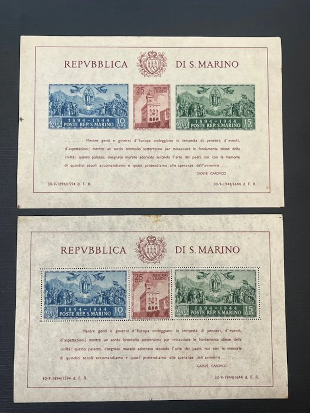 San Marino 1945 - San Marino