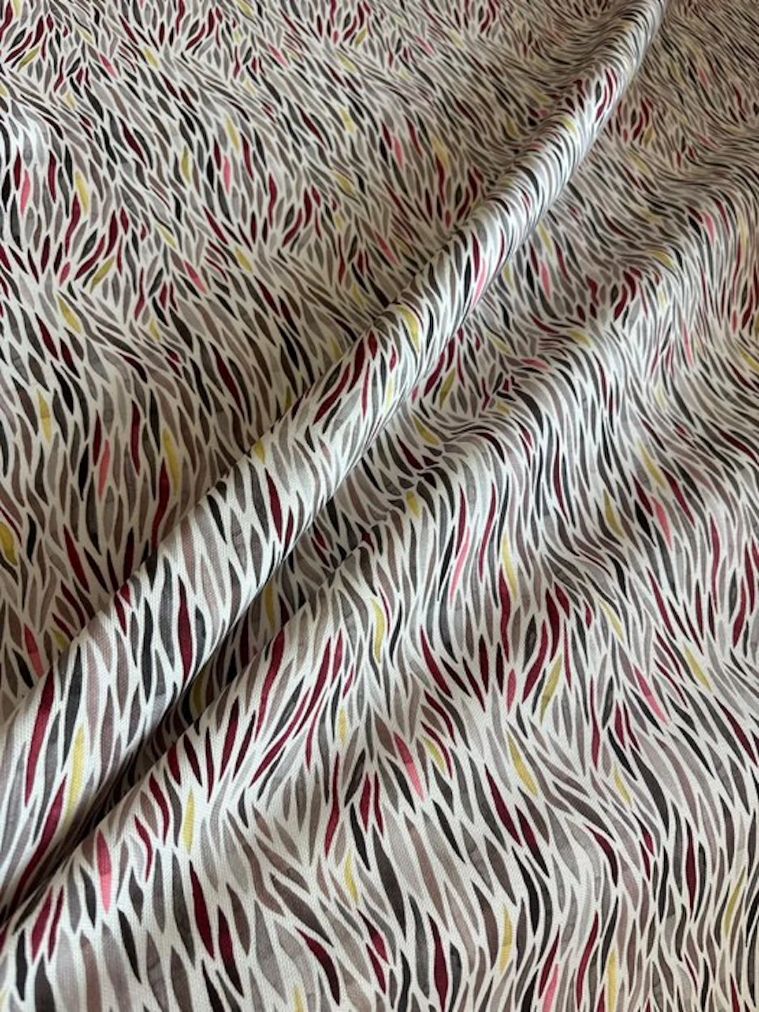 MODERN WAVES Panama fabric 100% cotton OEKO TEX STANDARD...