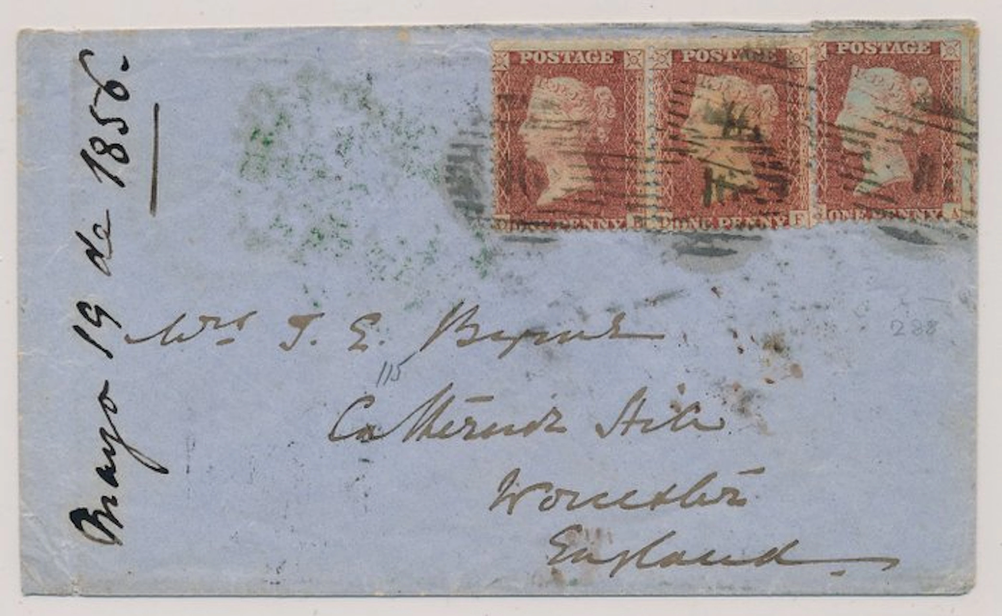 Great Britain 1856 - Rare letter from the 'K