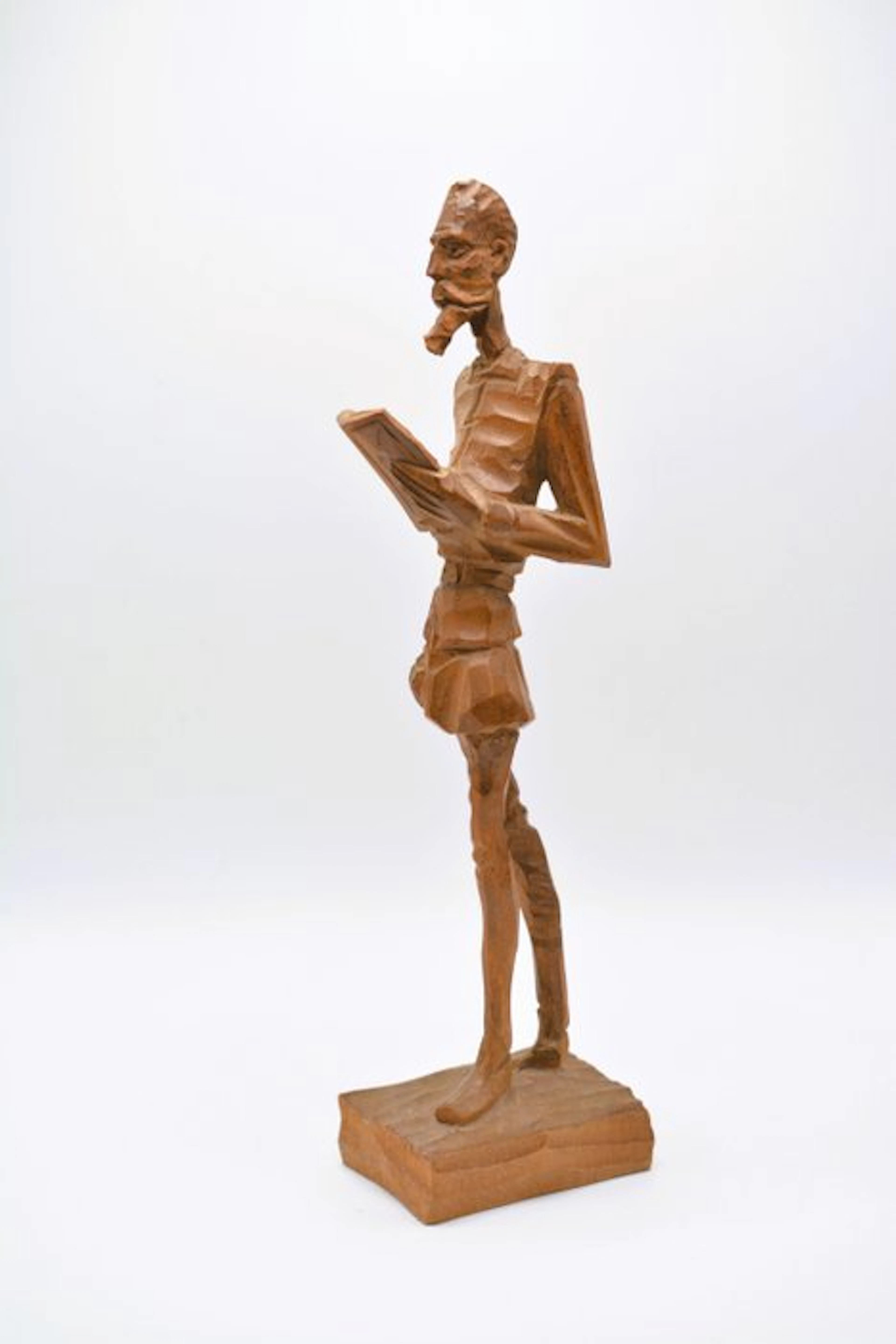 Sculpture, Don Quijote de la Mancha - 21 cm - Wood