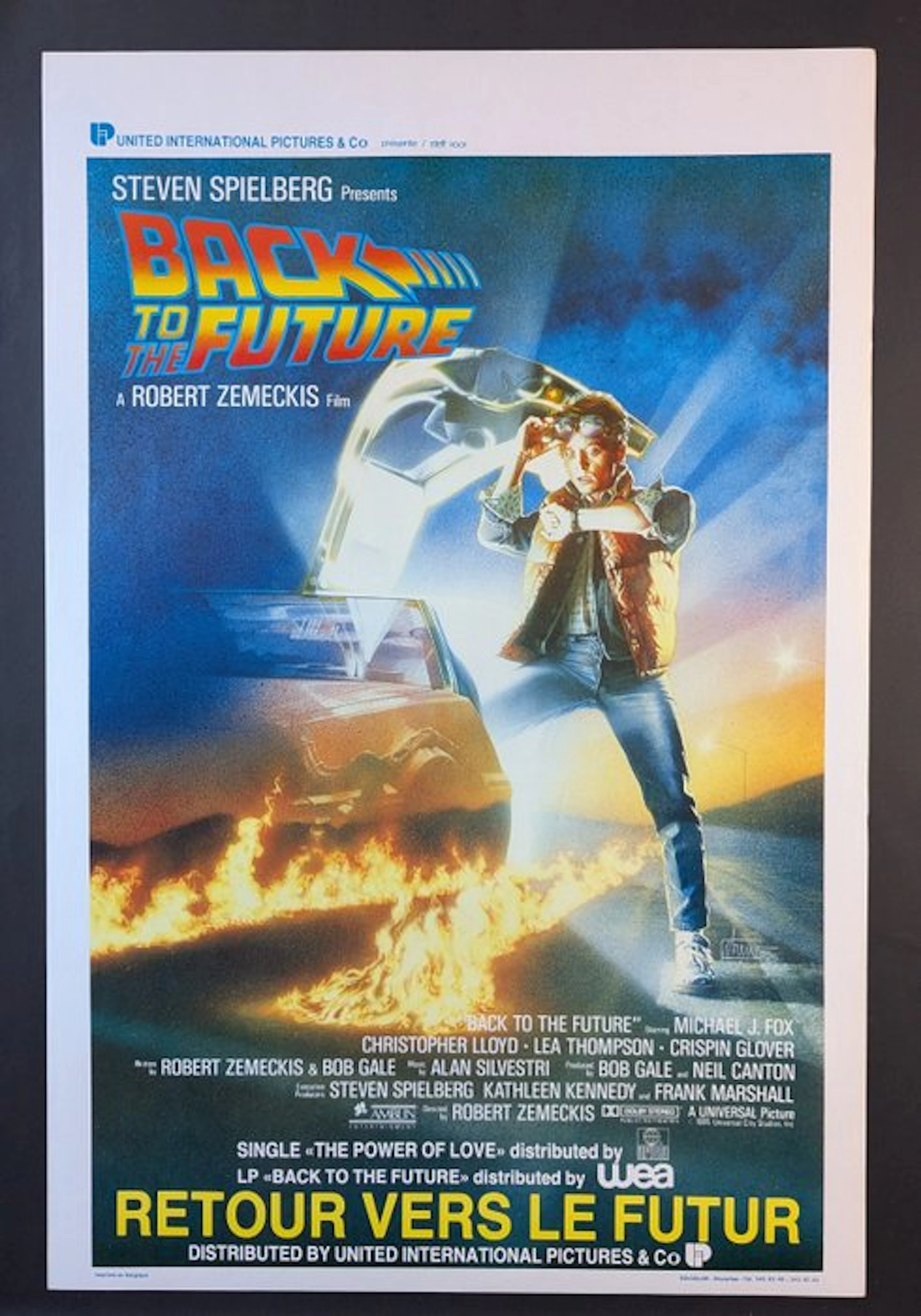 Drew Struzan - Belgian Original Film poster " BACK TO THE FUTURE " Michael J