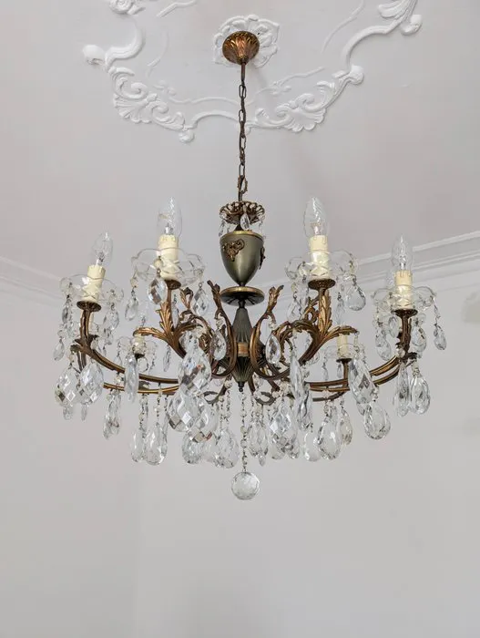Hanging lamp - Crystal - 10 points of light