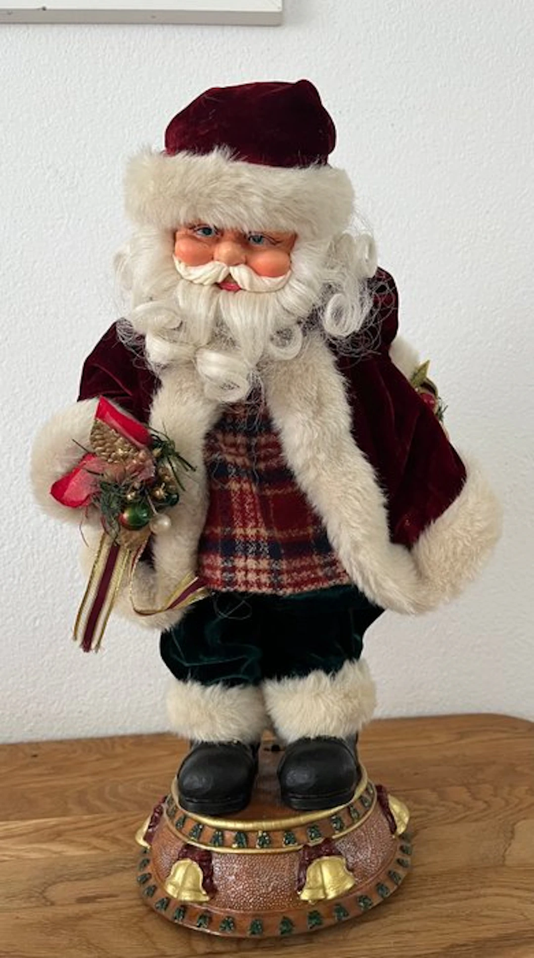 Christmas decoration - Resin - Santa Claus Music Light