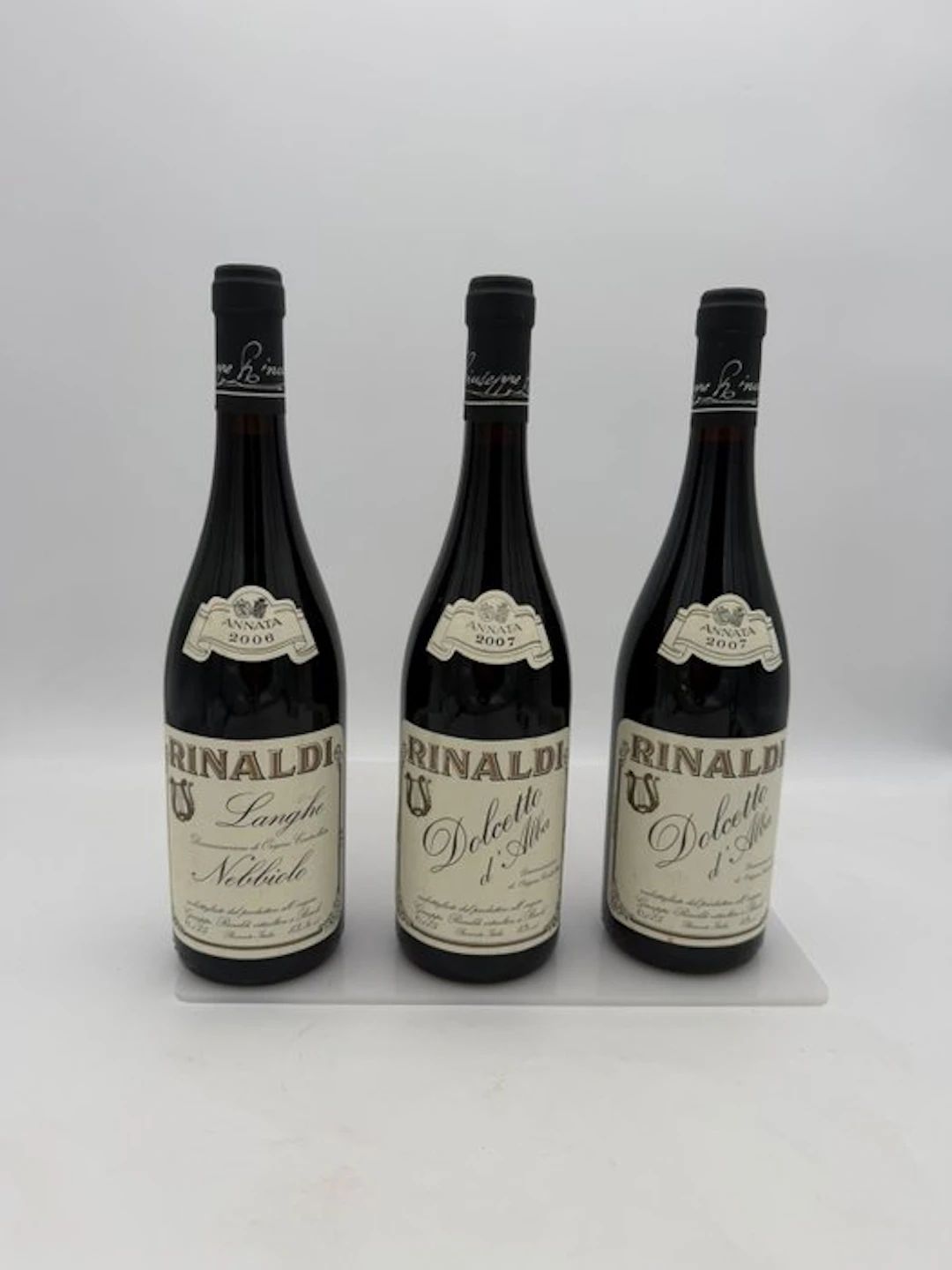 2006 Nebbiolo & 2007 x2 Dolcetto d'Alba