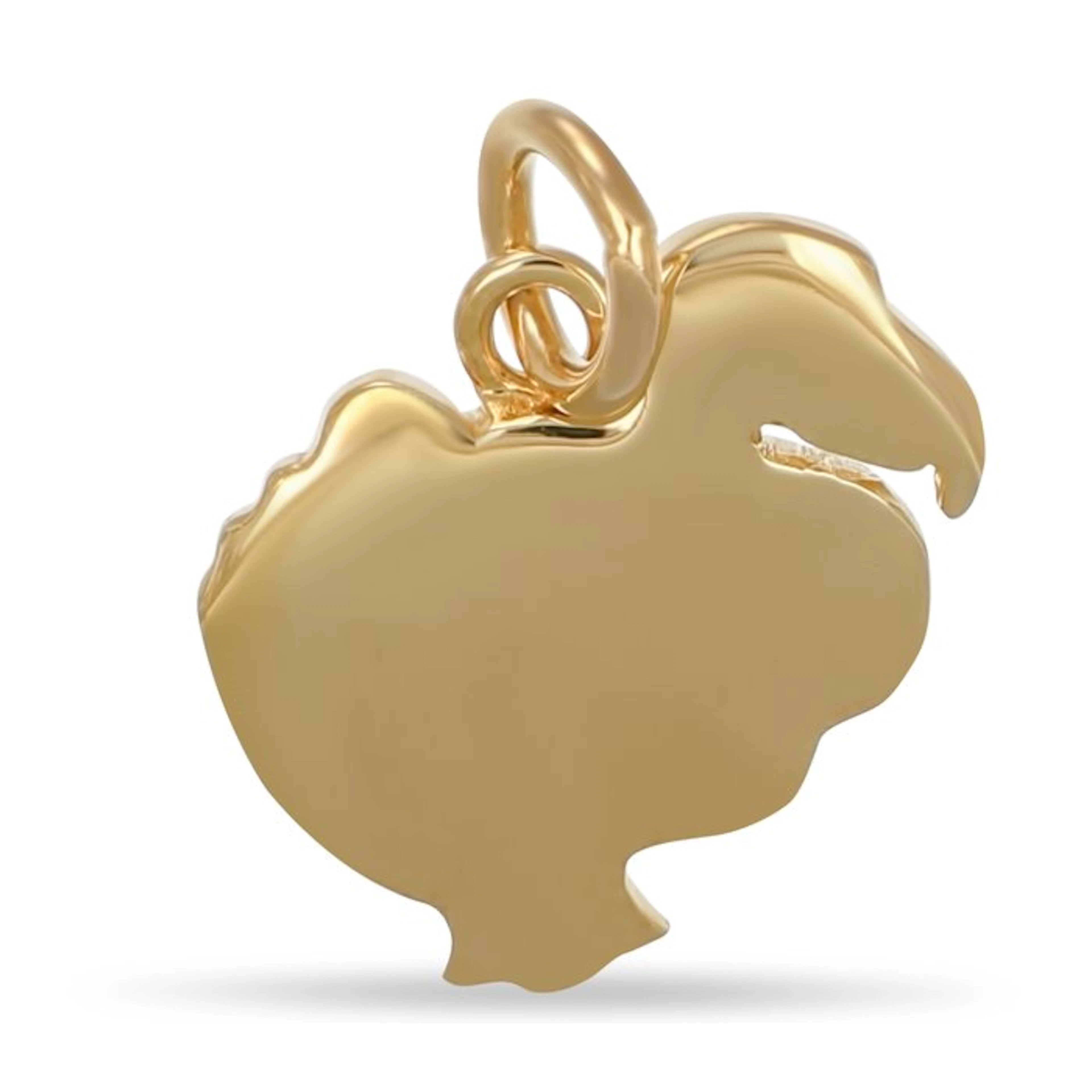 Dodo - Pendant - 18 kt. Yellow gold - Made in Italy Handmade