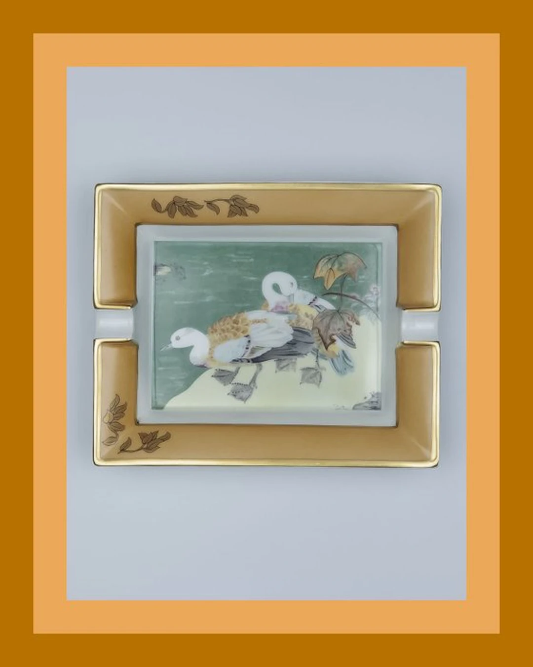 Hermès - Ashtray - Goat skin