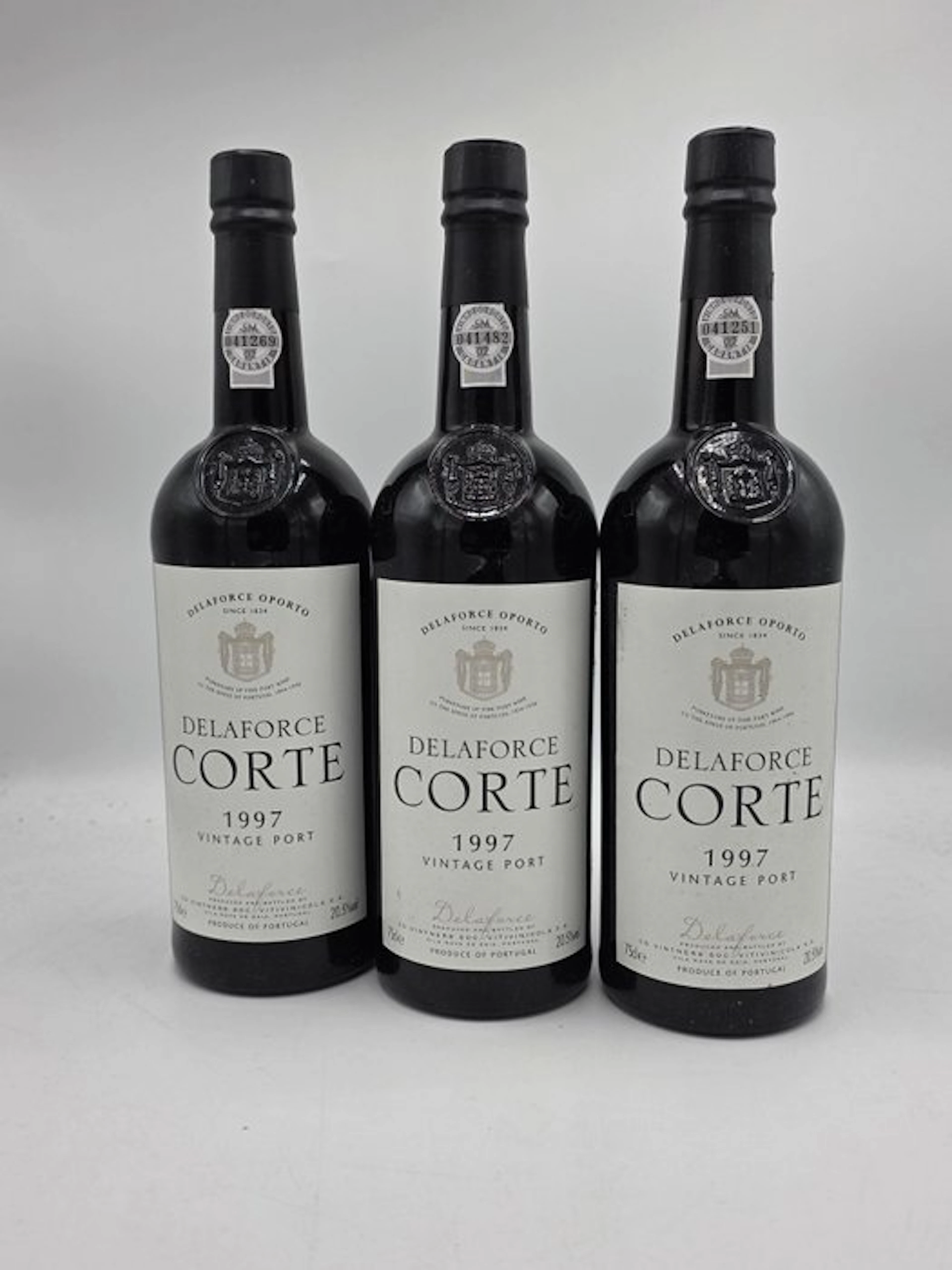 1997 Delaforce Corte - Vintage Port - Porto - 3 Bottles (0.75L)