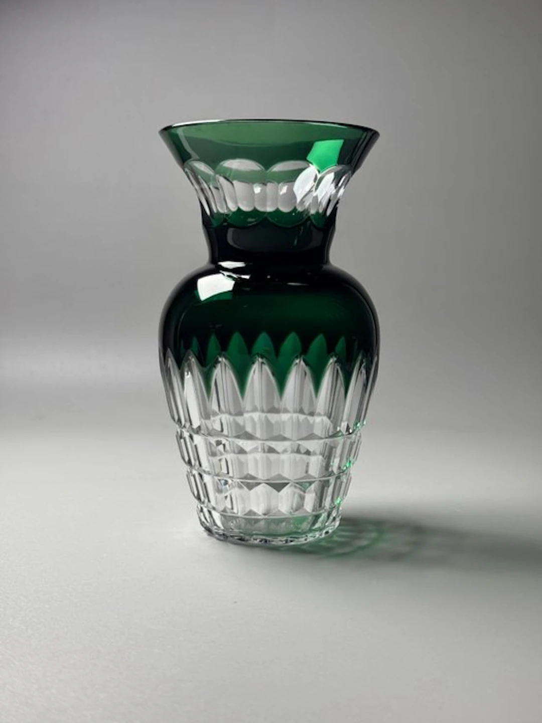 Val Saint Lambert - Charles Graffart - Vase - Signed - Crystal - Art Deco