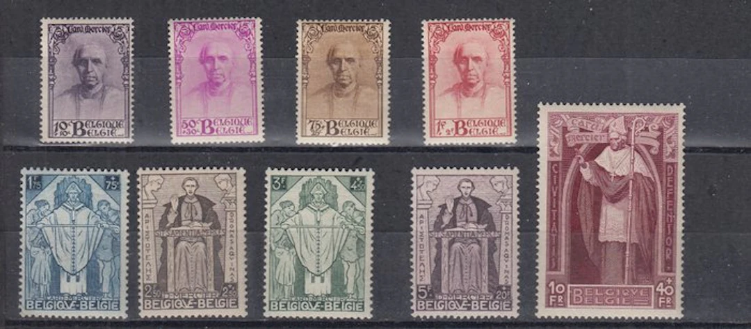 Belgium 1932 - Full year 1932 - OBP : 333/362 ( 342/350 met fotocertificaat)