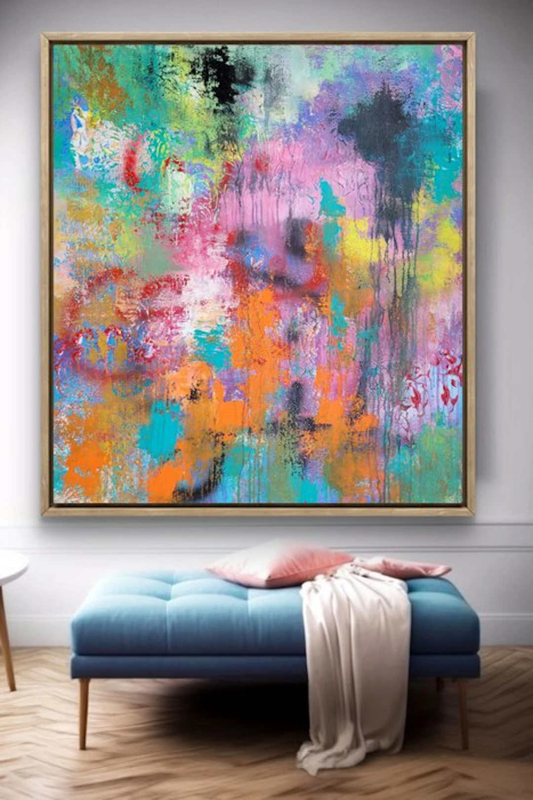 Laura Capellini Art - "LAST SUMMER" #4 (XXL) Acrylic on canvas - Signed on back