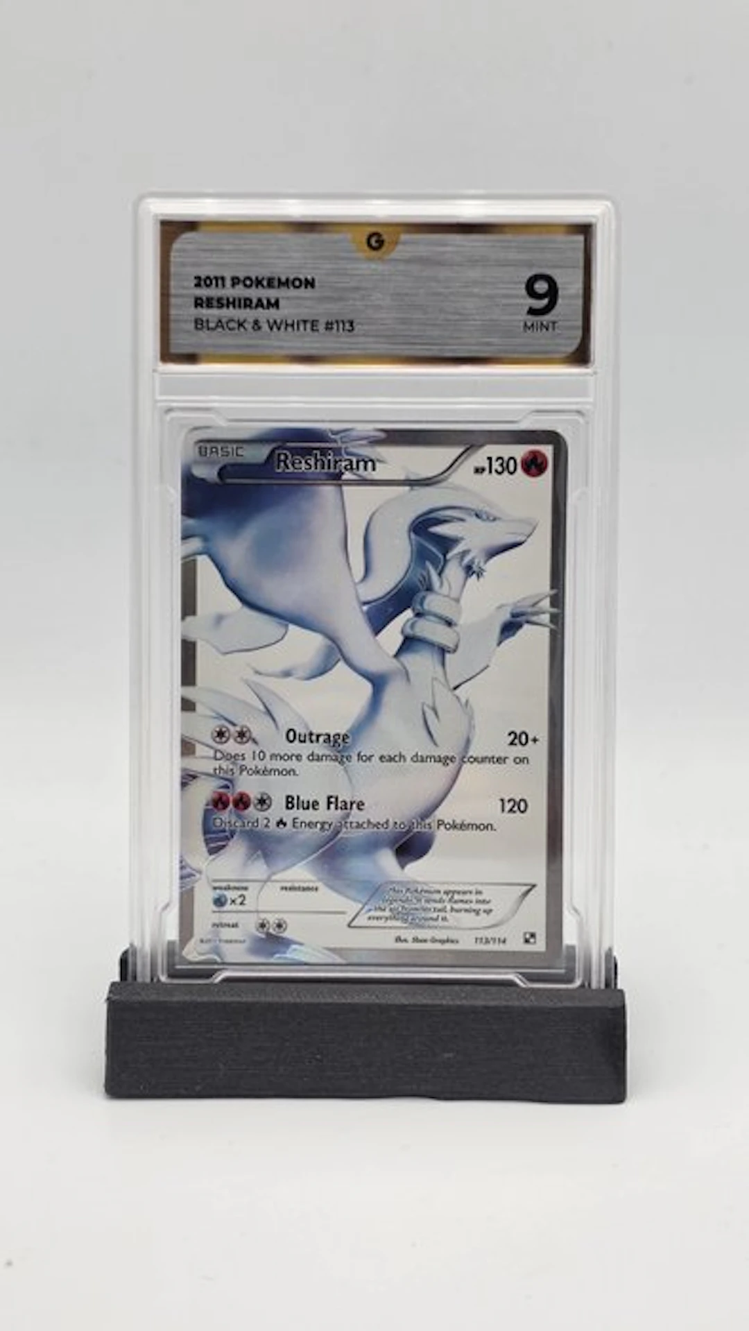 Pokémon - 1 Graded card - Reshiram 113/114 Full art - GG...
