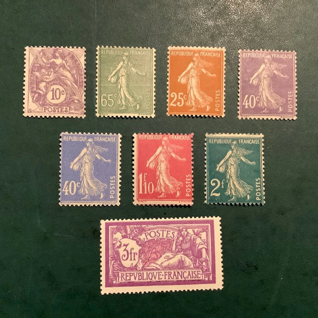France 1927/1931 - Merson and Semeuse complete set - MNH - Yvert 233/240