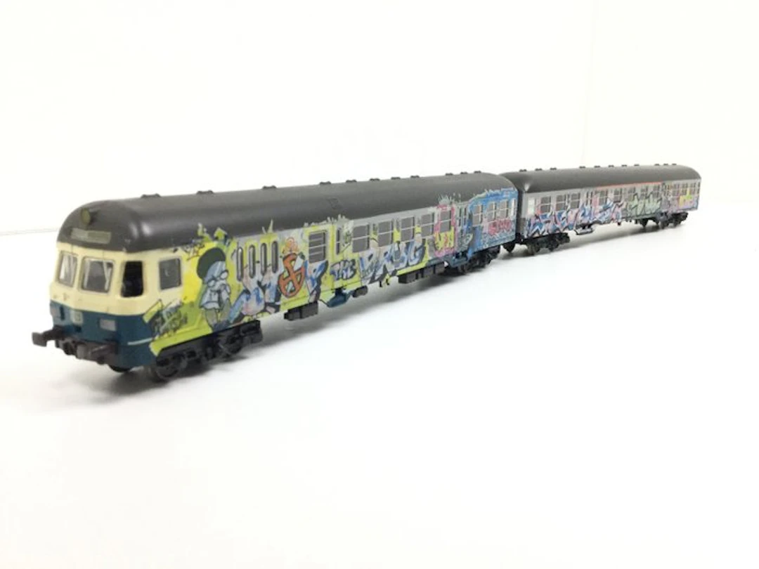 Märklin H0 - 84255/84257 - Model train passenger carriage...