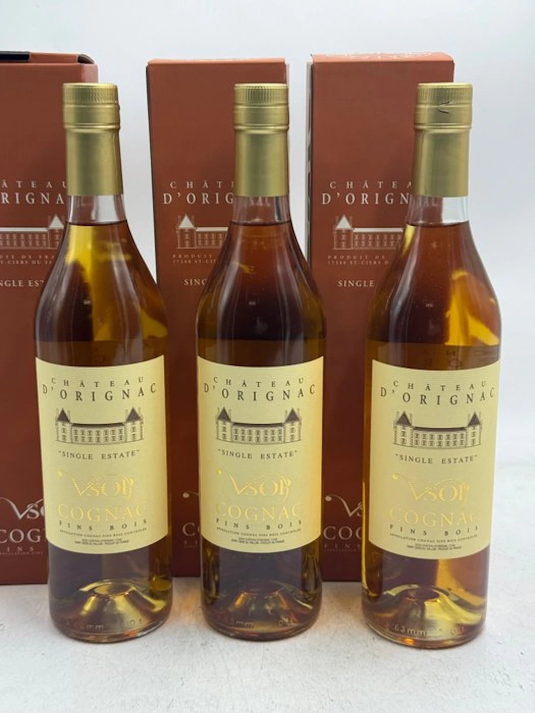 Château d'Orignac - VSOP Fins Bois - 70cl - 3 bottles