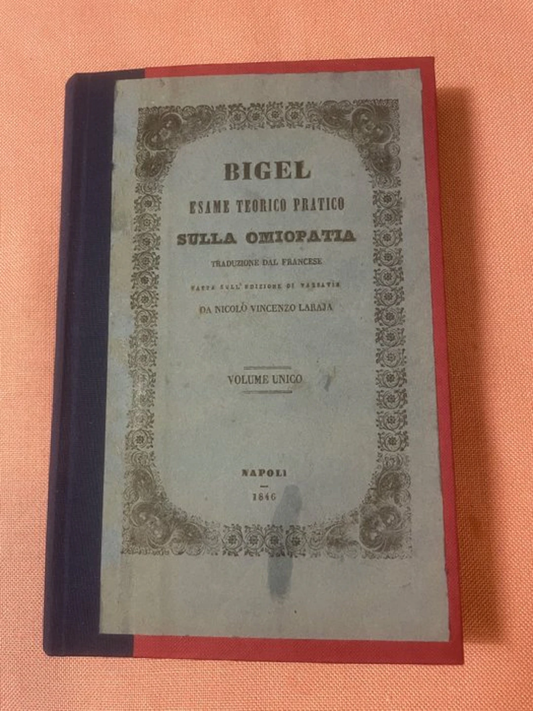 Gérard-Joseph-Marie Bigel - Esame teoretico pratico sulla Omiopatia - 1846