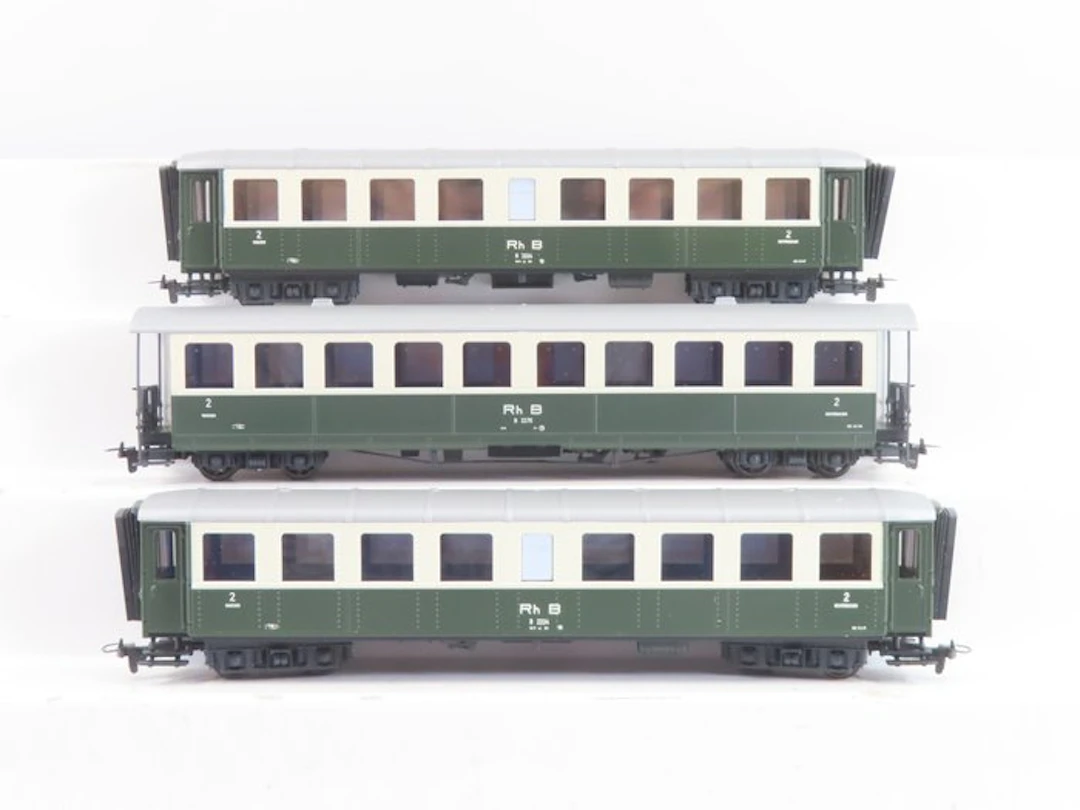 STL Models H0m - 2202-4/2201-8 - Model train passenger...