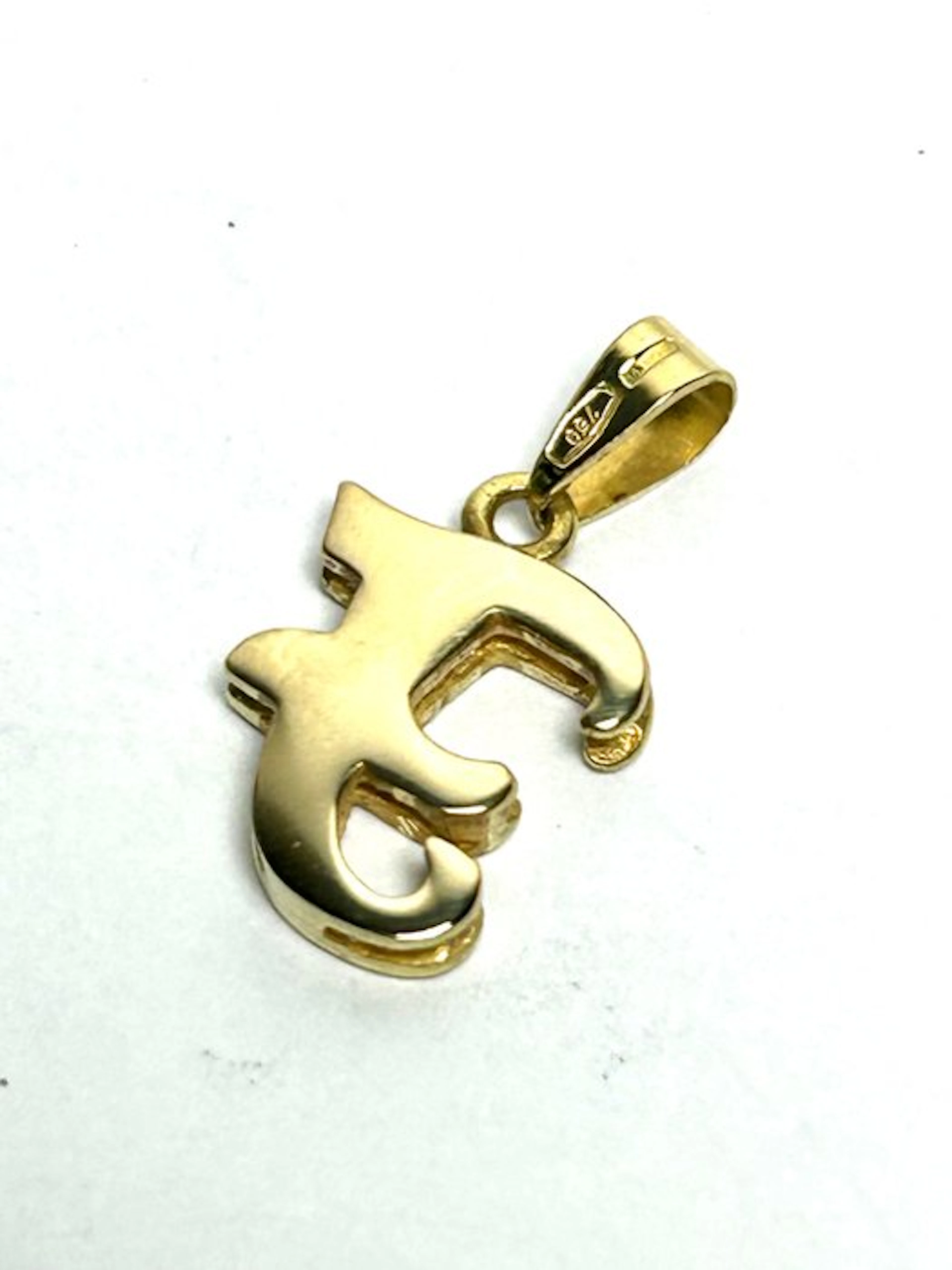 Pendant - 18 kt. Yellow gold