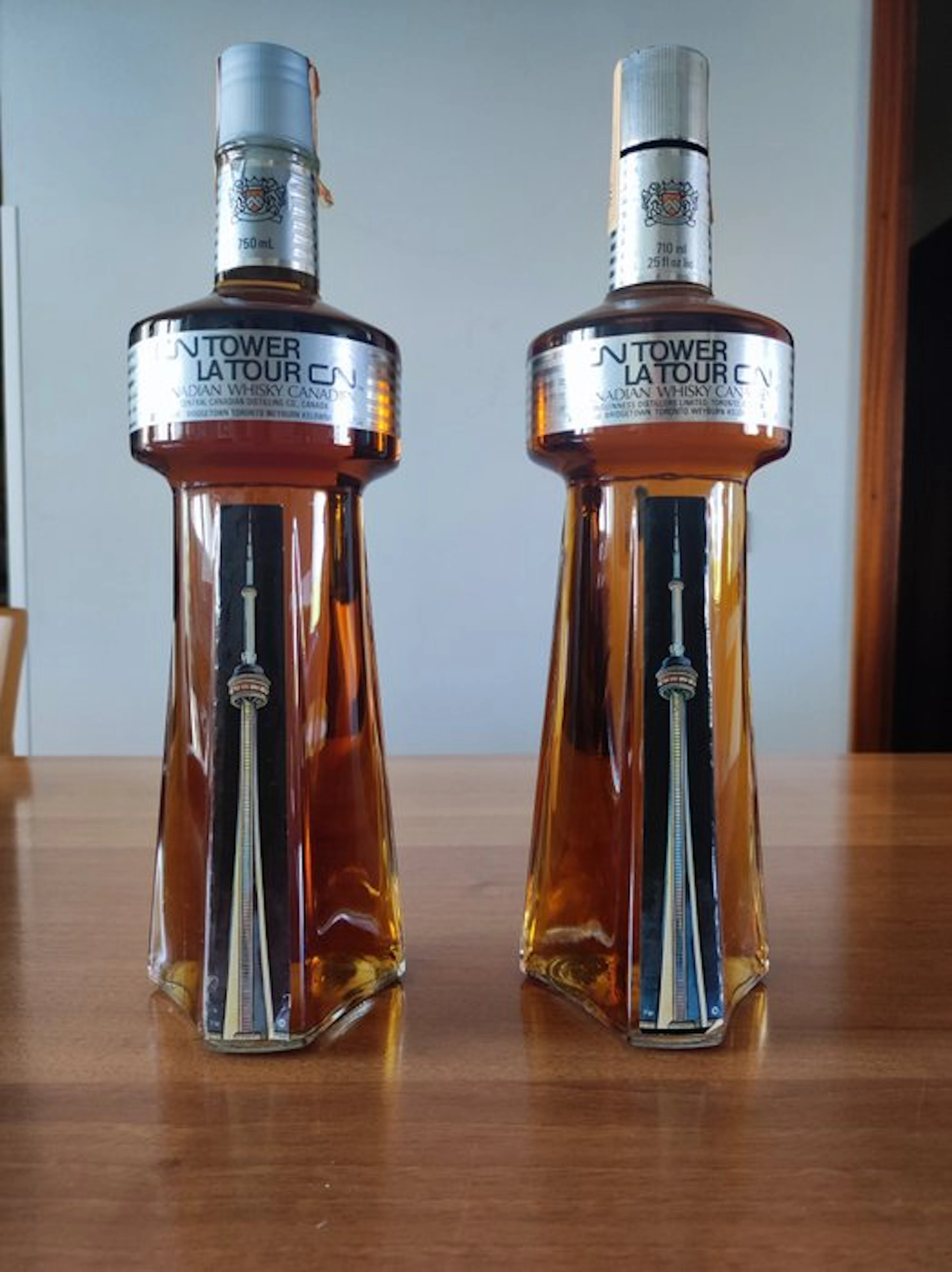 McGuinness - 1971 & 1980 - CN Tower La Tour CN - 750ml, 710 ml - 2 bottles