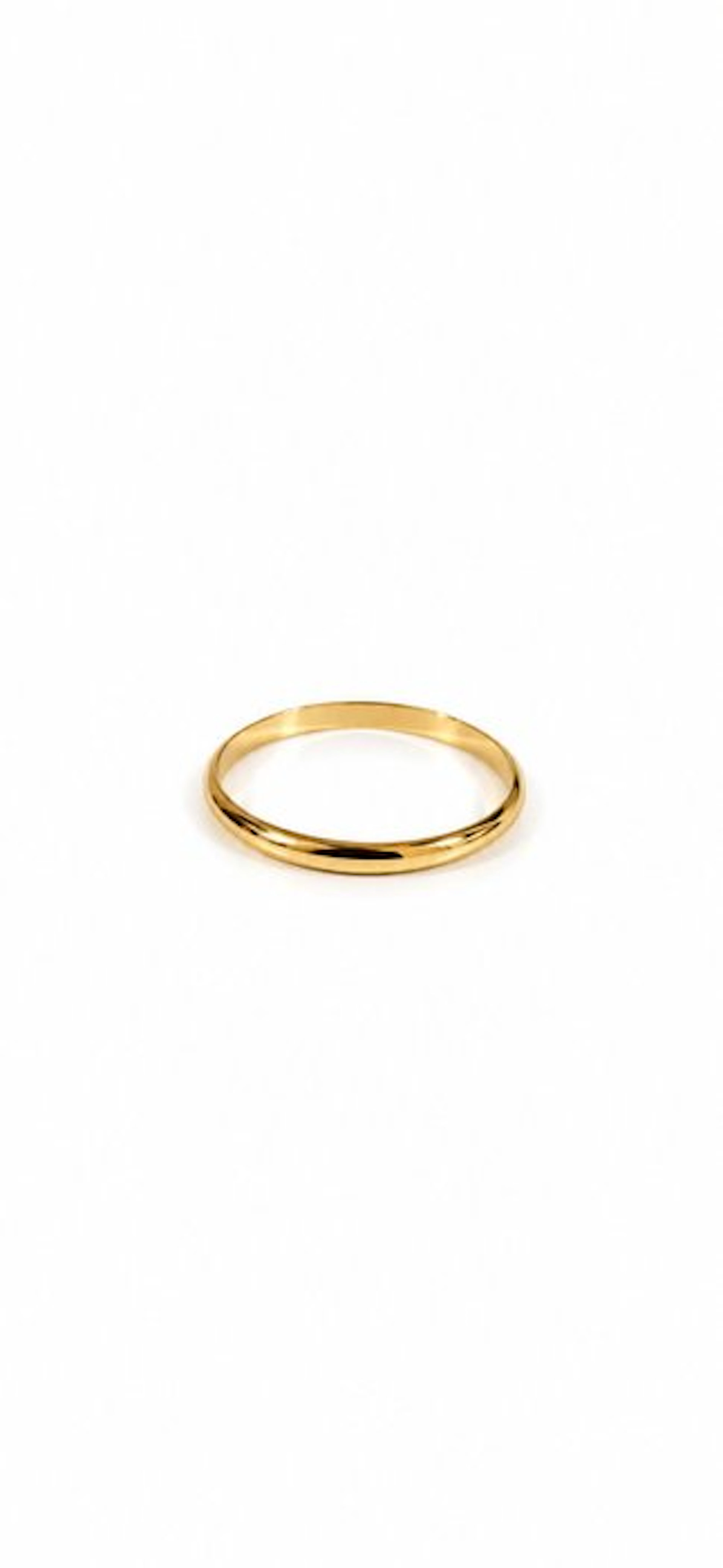 No reserve price - Ring - 18 kt. Yellow gold - ring size 15 - 0.8/1 g