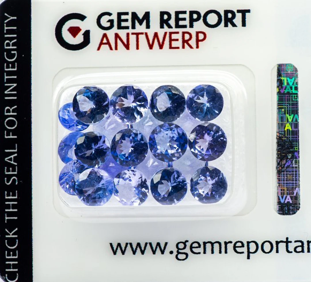 No reserve price - 21 pcs Tanzanite - 9.73 ct - Gem...