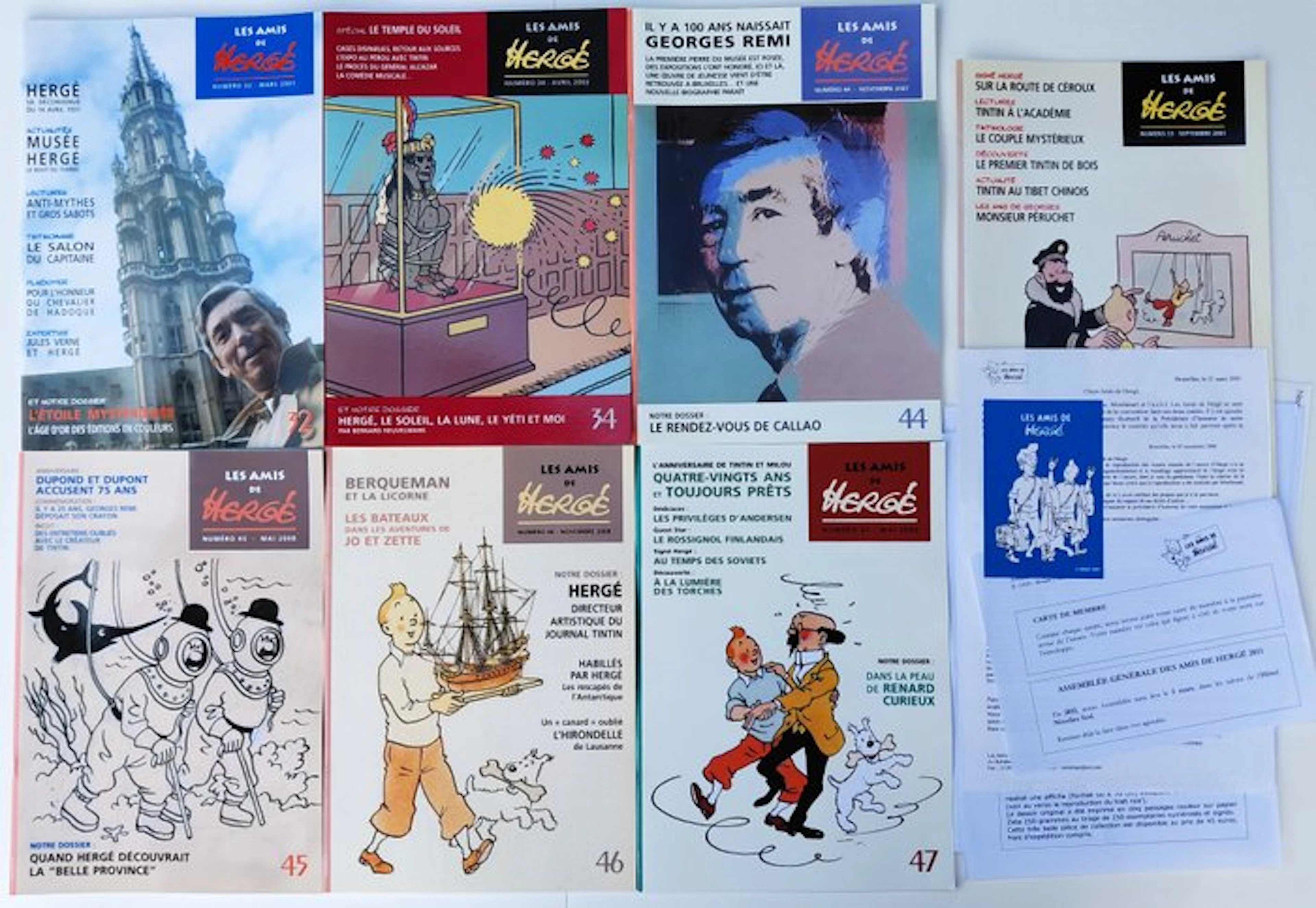 Hergé - 6 Booklets - "Les Amis de Hergé" 32