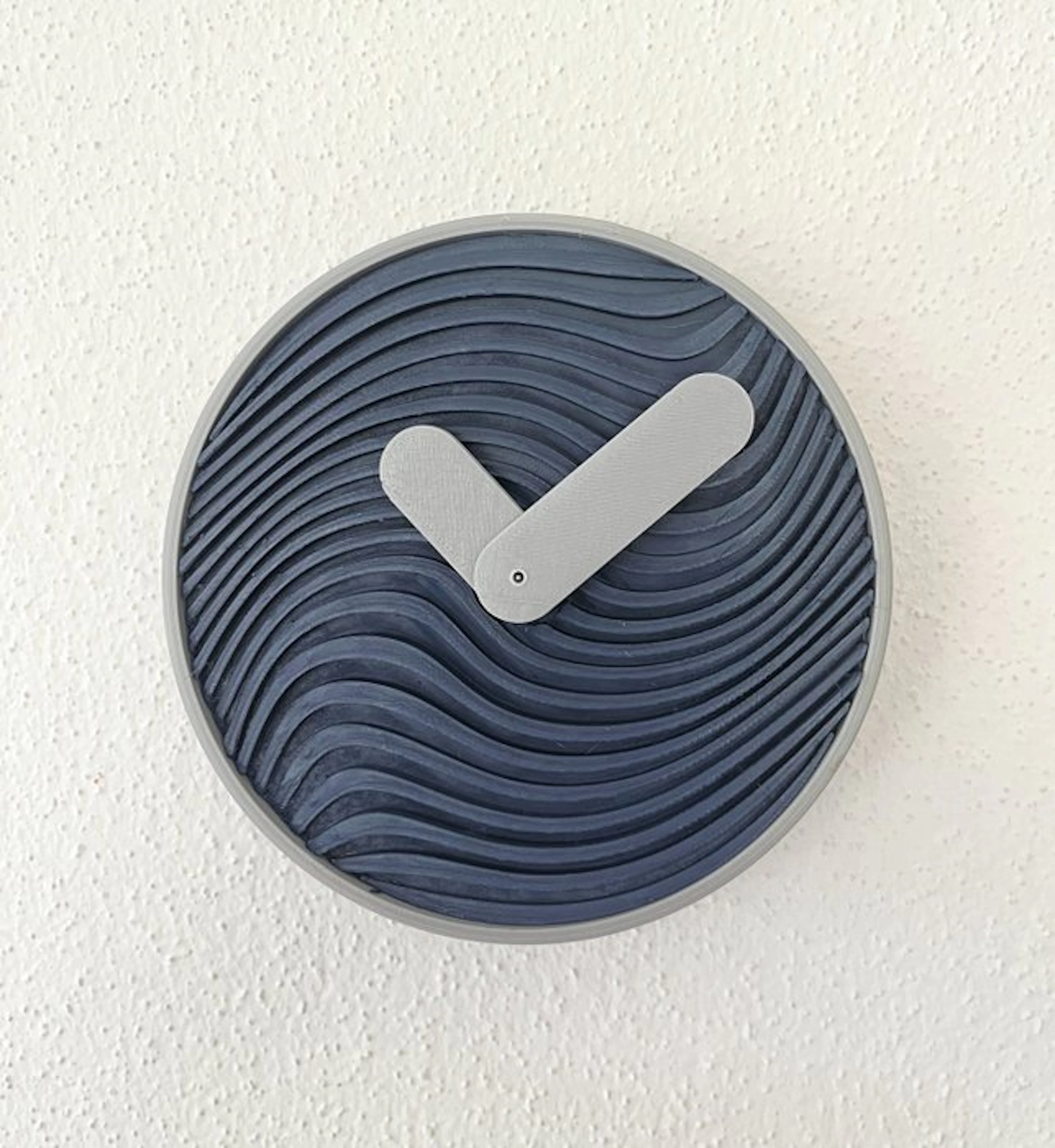 Clock movement Scandinavian design "Dark Night" - Sustainable material - 2026