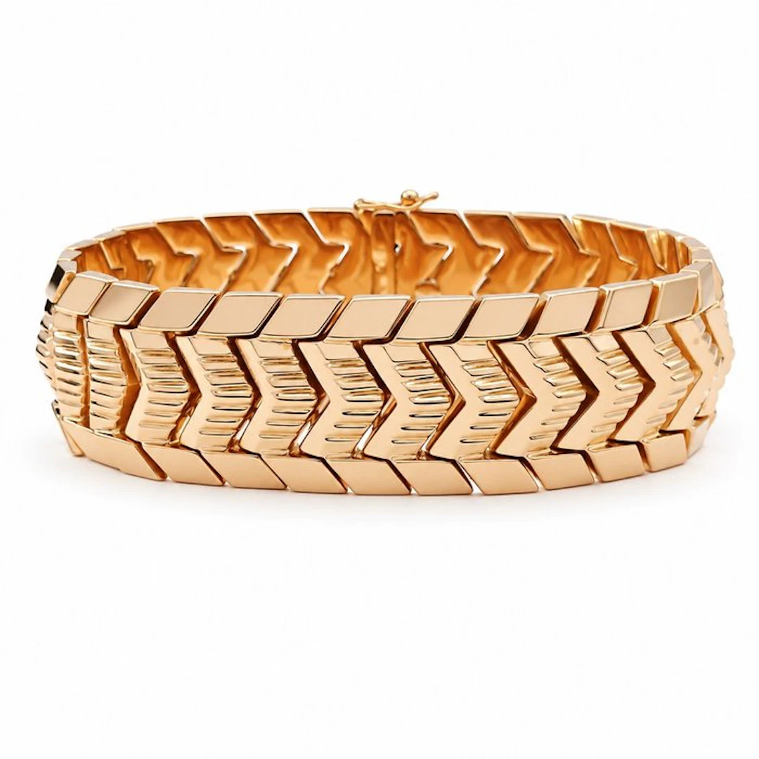 Bracelet - 18 kt. Yellow gold - Made in Italy - HandMade