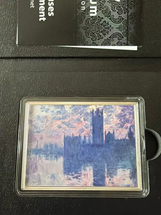 Samoa. 1/4 Dollar 2019 Claude Monet - The Houses of...