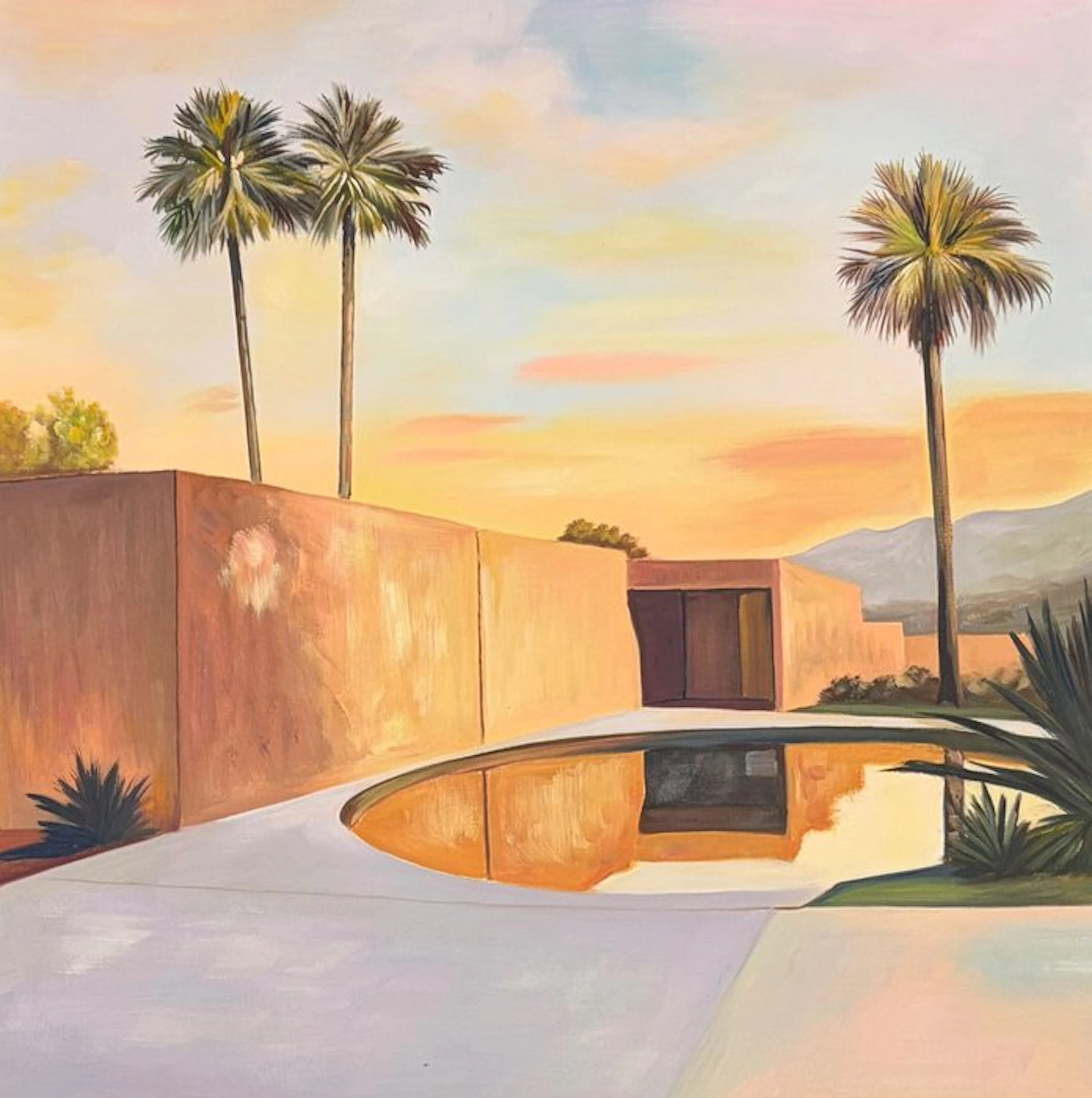 Alexy Berthelot - sunset Arizona house