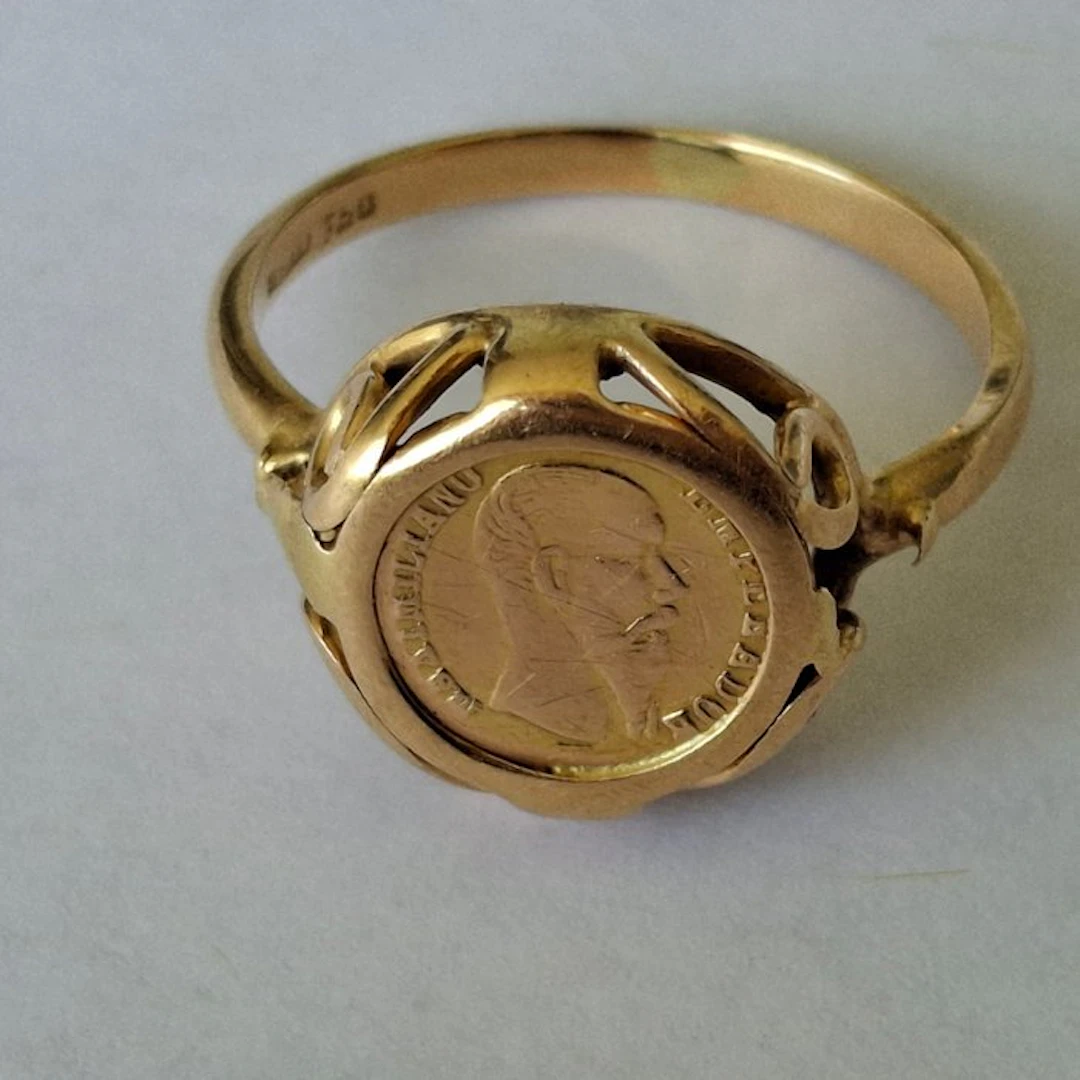 Ring - 18 kt. Yellow gold - 1 18k yellow gold ring
