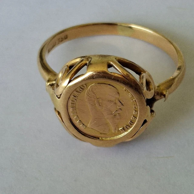 Ring - 18 kt. Yellow gold - 1 18k yellow gold ring