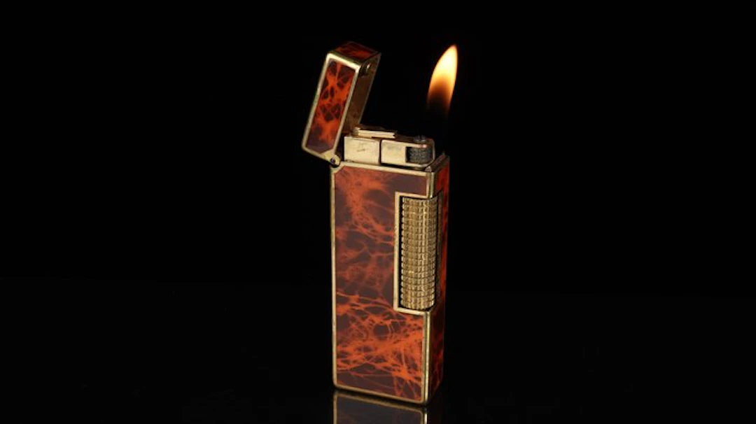 Dunhill - Lacquer Pattern Rollagas Lighter - Lighter - Lacquer Tortoiseshell