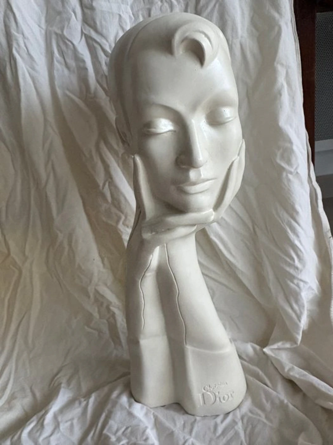 Bust, Buste présentoir Dior - 53 cm - Plaster