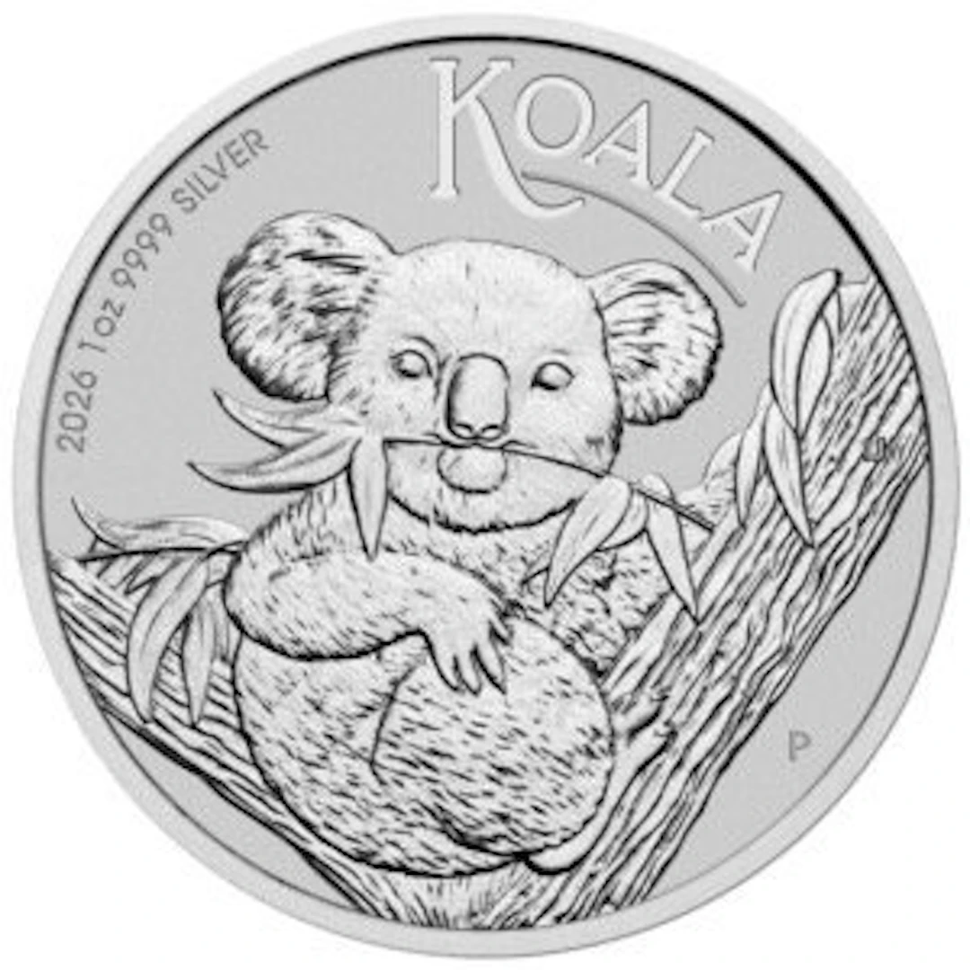 1 Troy Ounce - Silver .999 - Koala 2026 - 31,1 gram...
