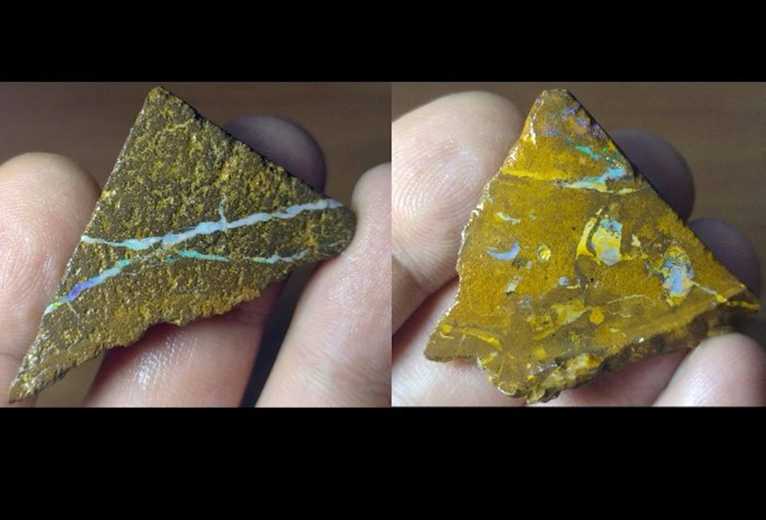 117.2 ct - 2 Australian Boulder Opals - Rough- 23.44 g