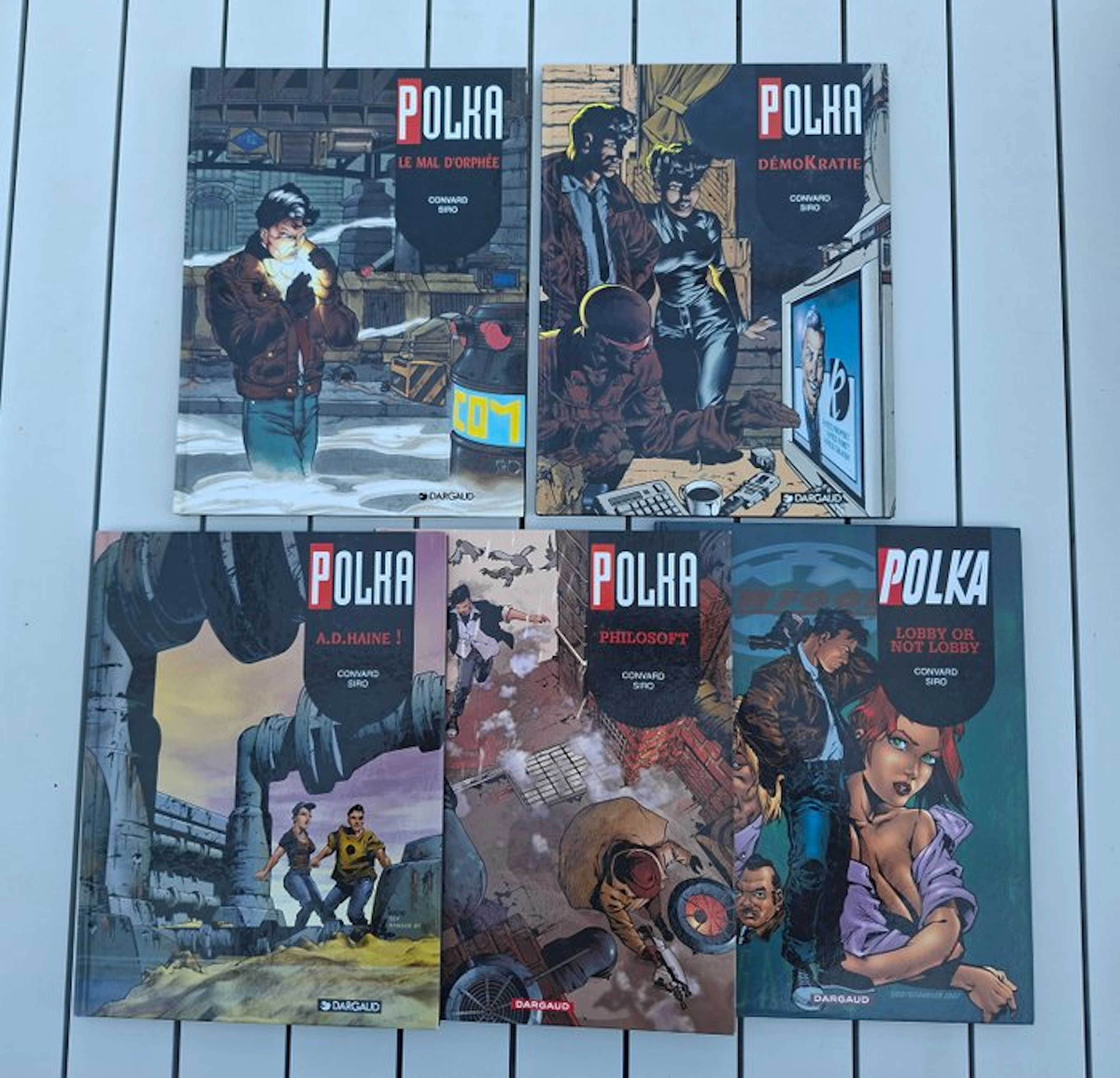 Polka T1 à T5 - Série complète - 5x C - 5 Album - First edition - 1995/2005
