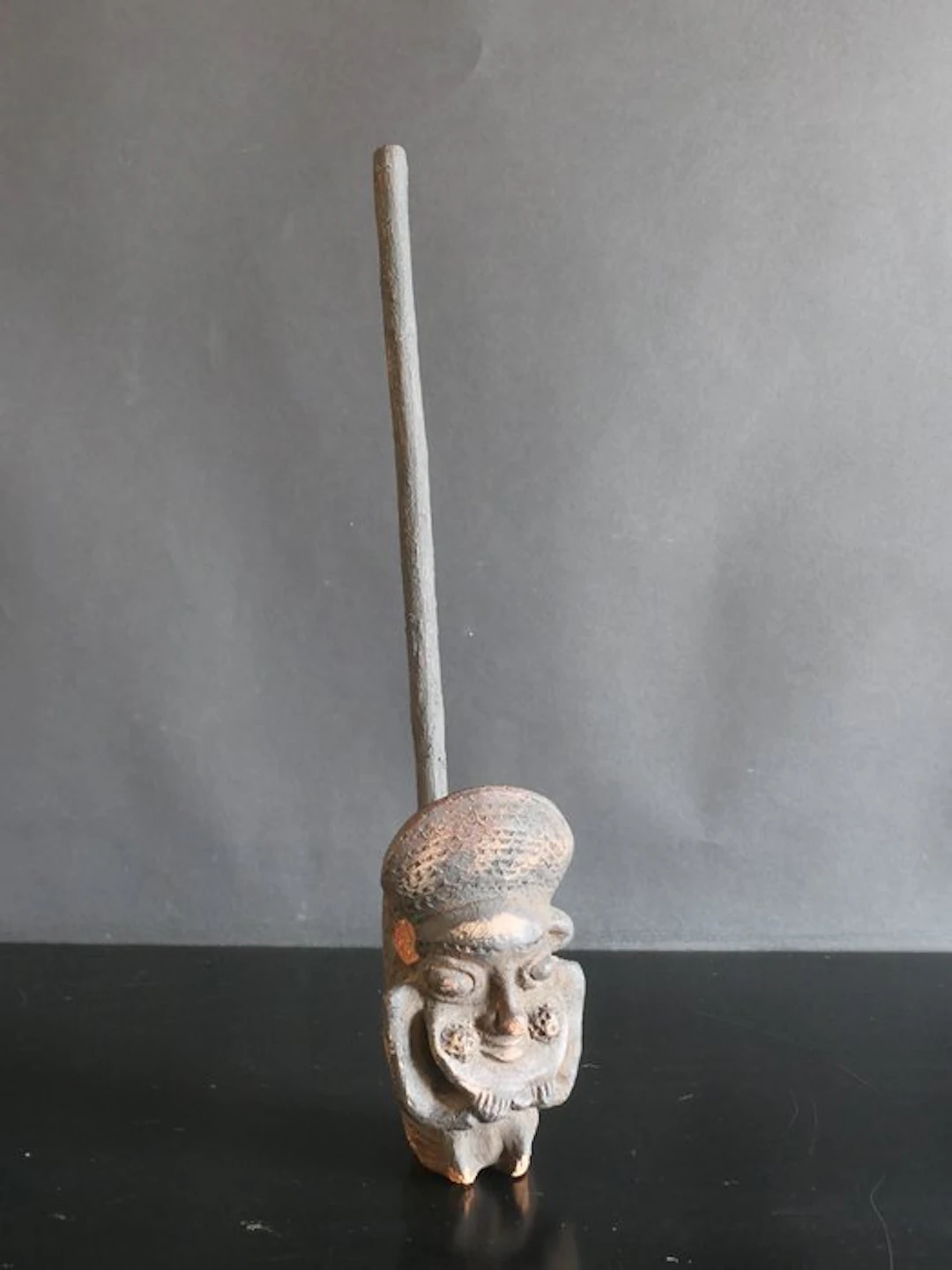 Pipe d’apparat anthropomorphe - Figurehead - Bamoun - Africa (No reserve price)
