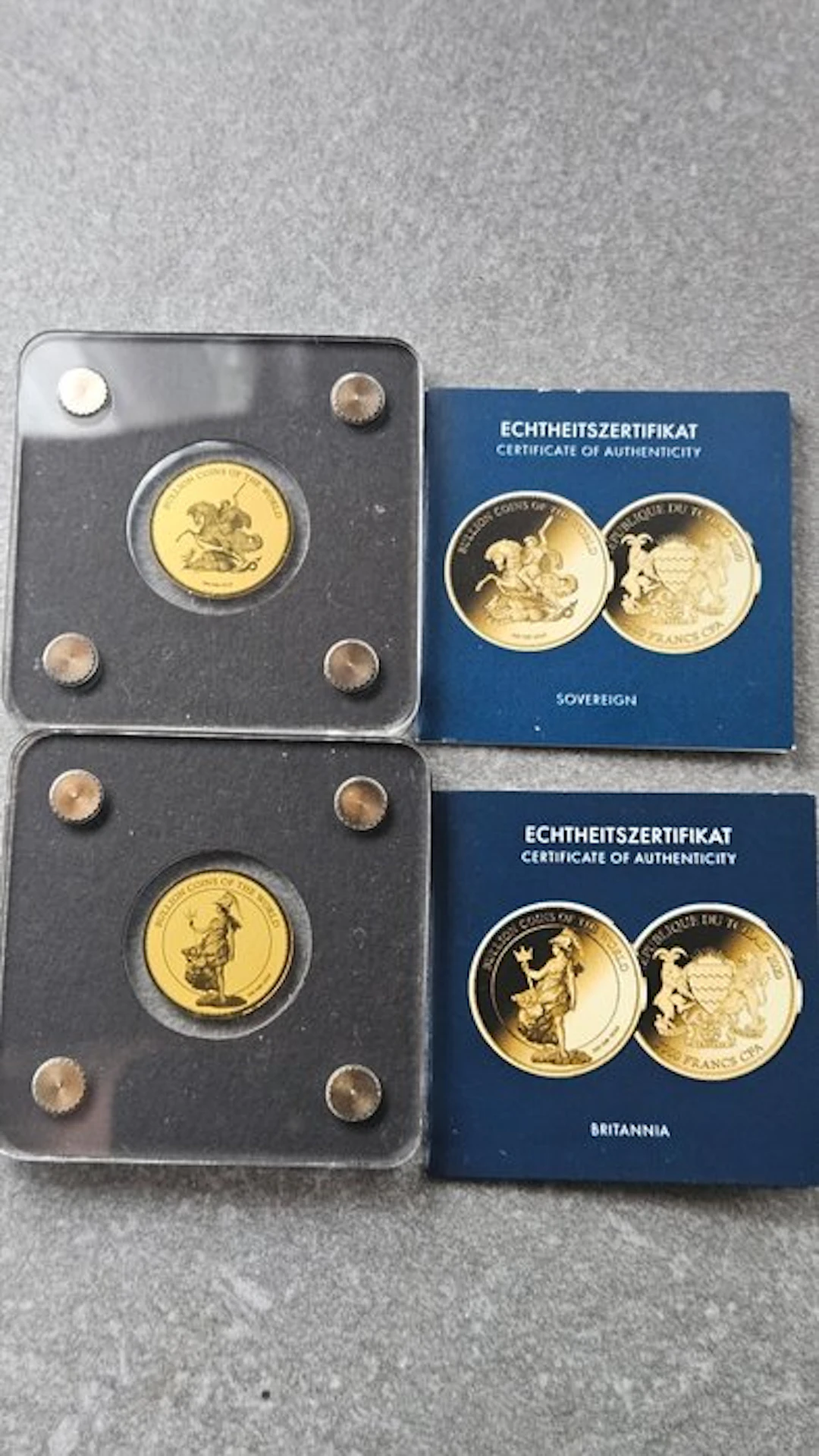 Chad. 3000 Francs ND, 2 x 1/500 Oz (.999) (No reserve price)